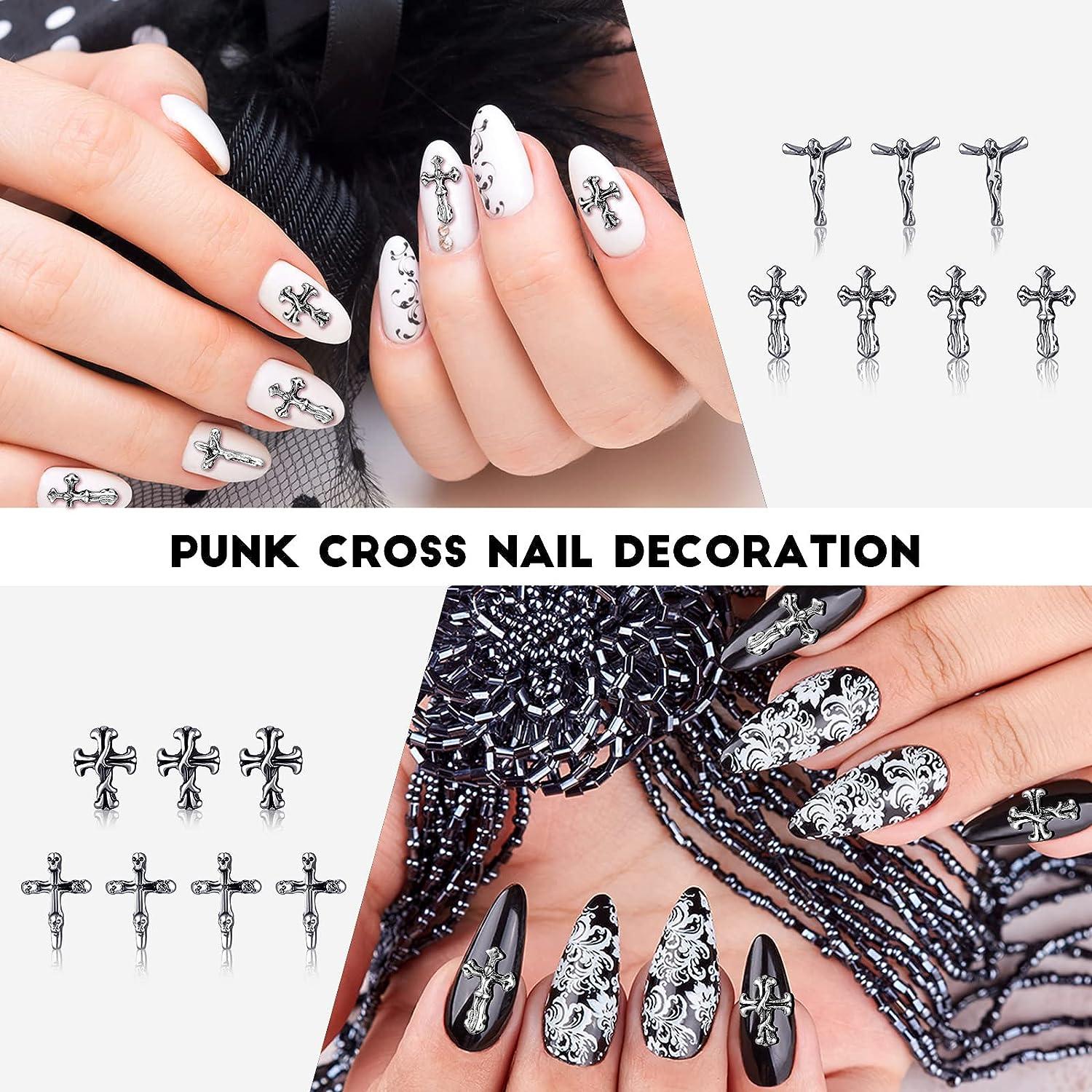 Daily Charm Halloween Nail Charms Nail Jewelry Decoration Gothic