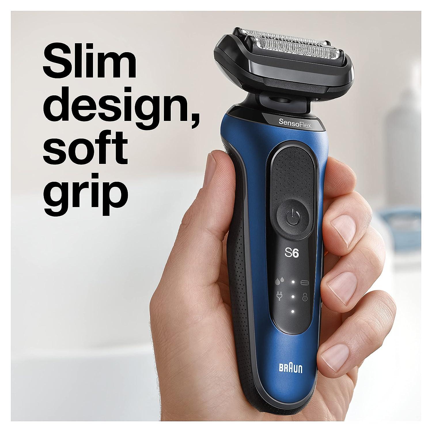 Braun Series 6 6095cc Electric Razor for Men with SmartCare Center, Beard  Trimmer, Stubble Beard Trimmer, Cleansing Brush, Wet & Dry, Rechargeable