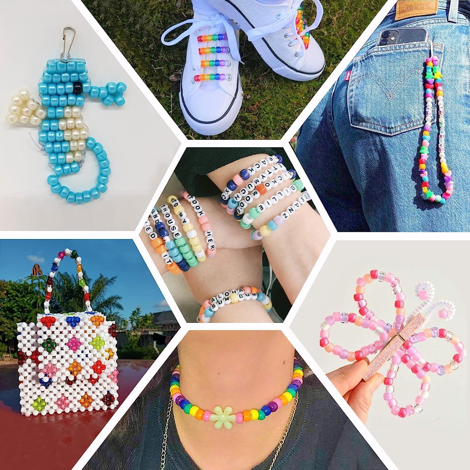 DIY Stretchy Bracelets Kits With Custom Letter Beads 