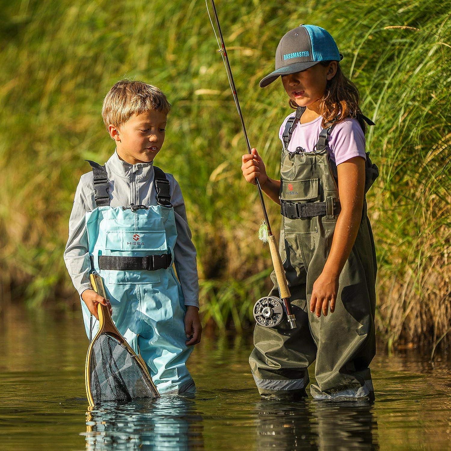 Kids Chest Waders Youth Fishing Waders For Toddler Children Water Proof  Fishing Waders With Boots 