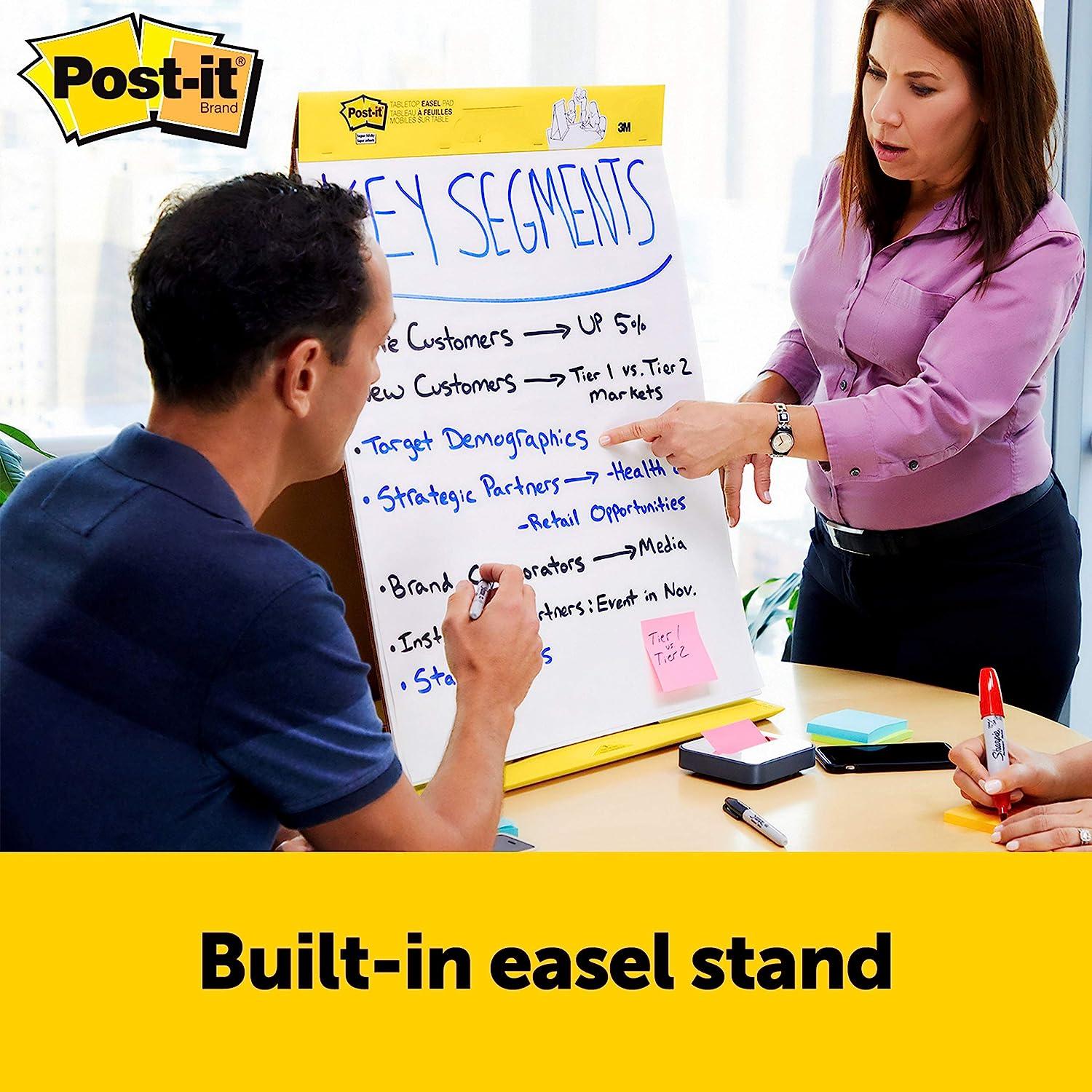 Post-it Easel Pad - 30 Sheets, 25 x 30 Inches - Great for Virtual Teachers  and Students