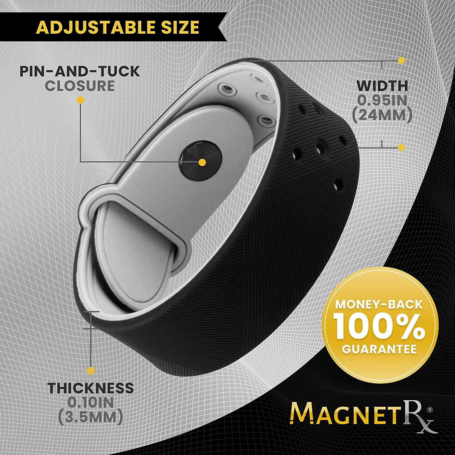  Magnetic Therapy Silicone Health Bracelet Anti-Static Bracelet  Magnet Bracelet Outdoor Sports Waterproof Adjustable Wristband : Clothing,  Shoes & Jewelry