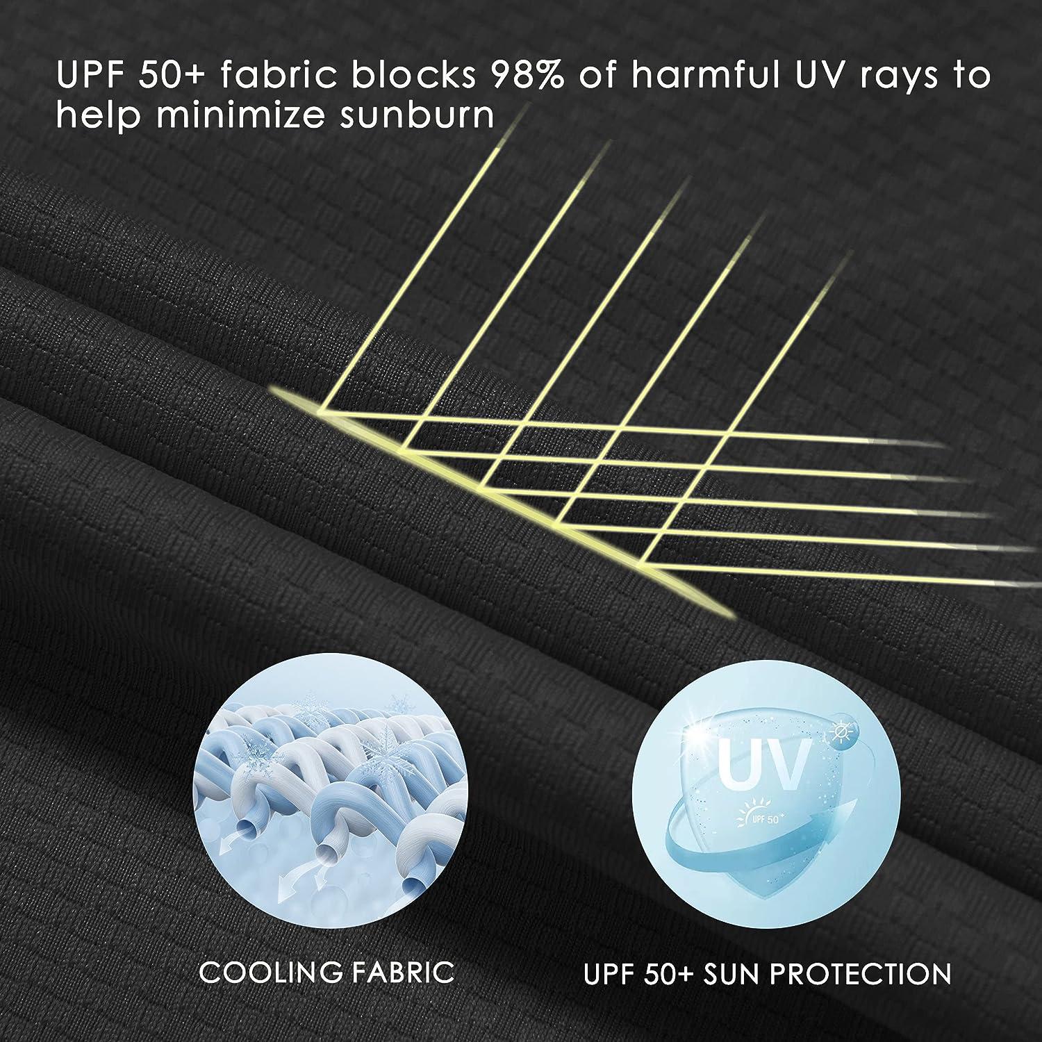 Willit Men's UPF 50+ Light Jacket Sun Protection Hooded SPF UV