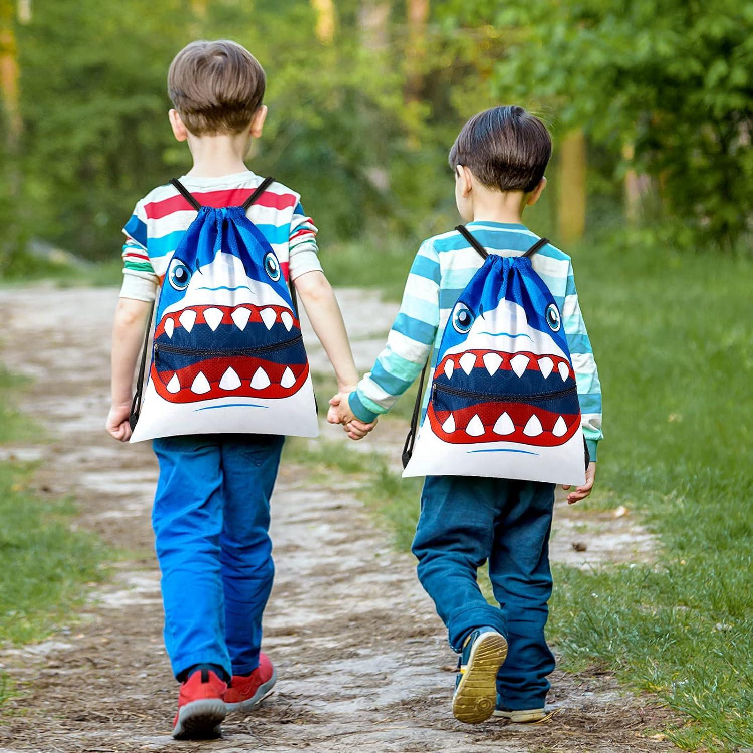 School Uniform Kids Packable Drawstring Bag