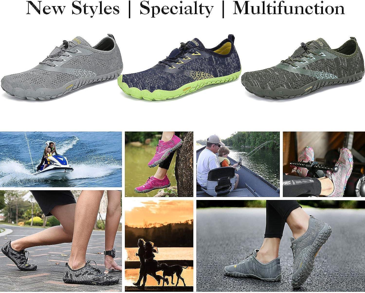 SAGUARO Women's Men's Barefoot Shoes Minimalist Trail Running