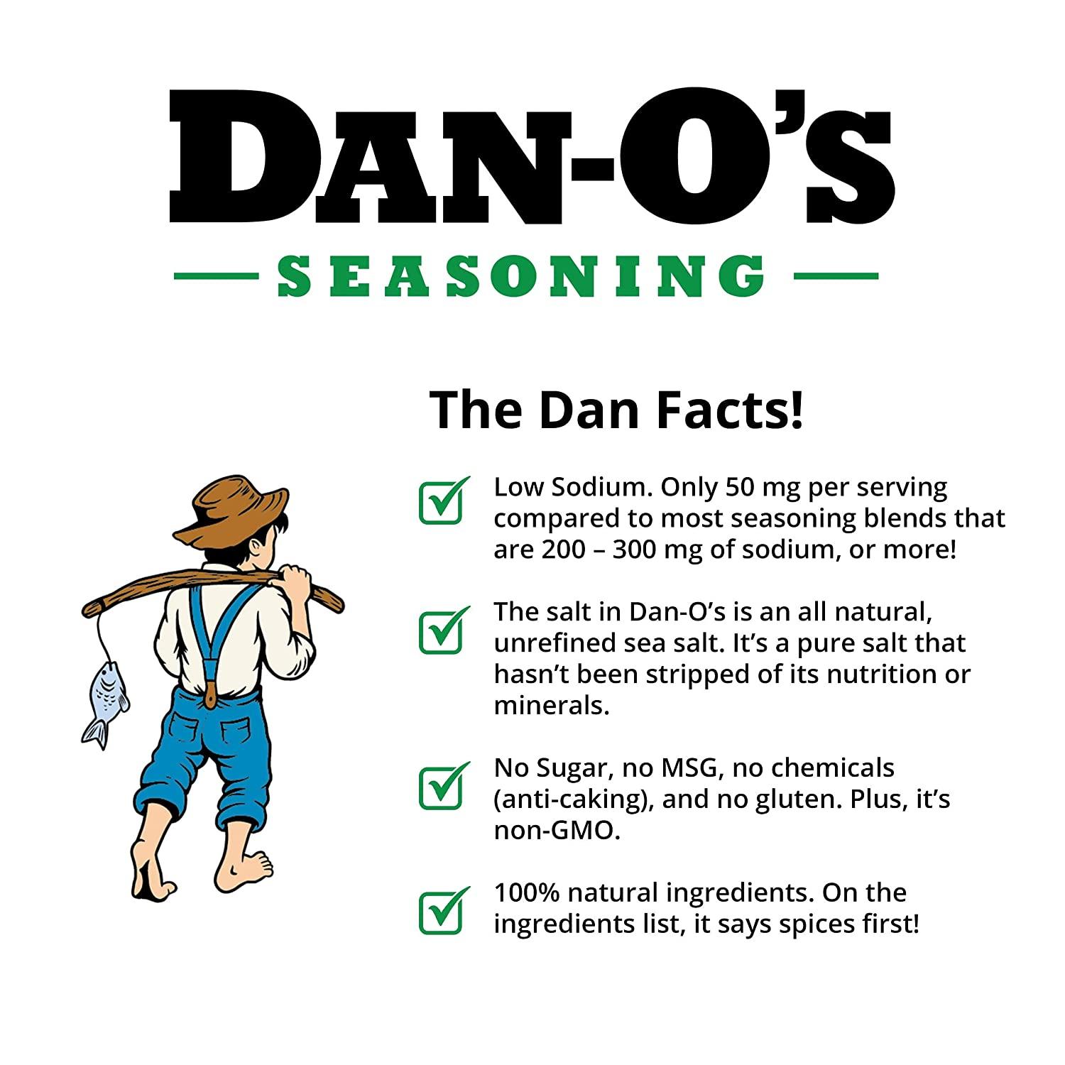 A year's worth of Dan-O's seasoning
