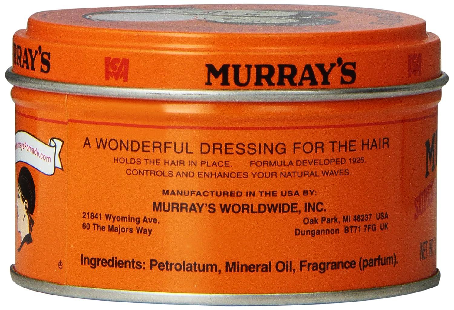 Thinning Murray's Superior Pomade with baby oil