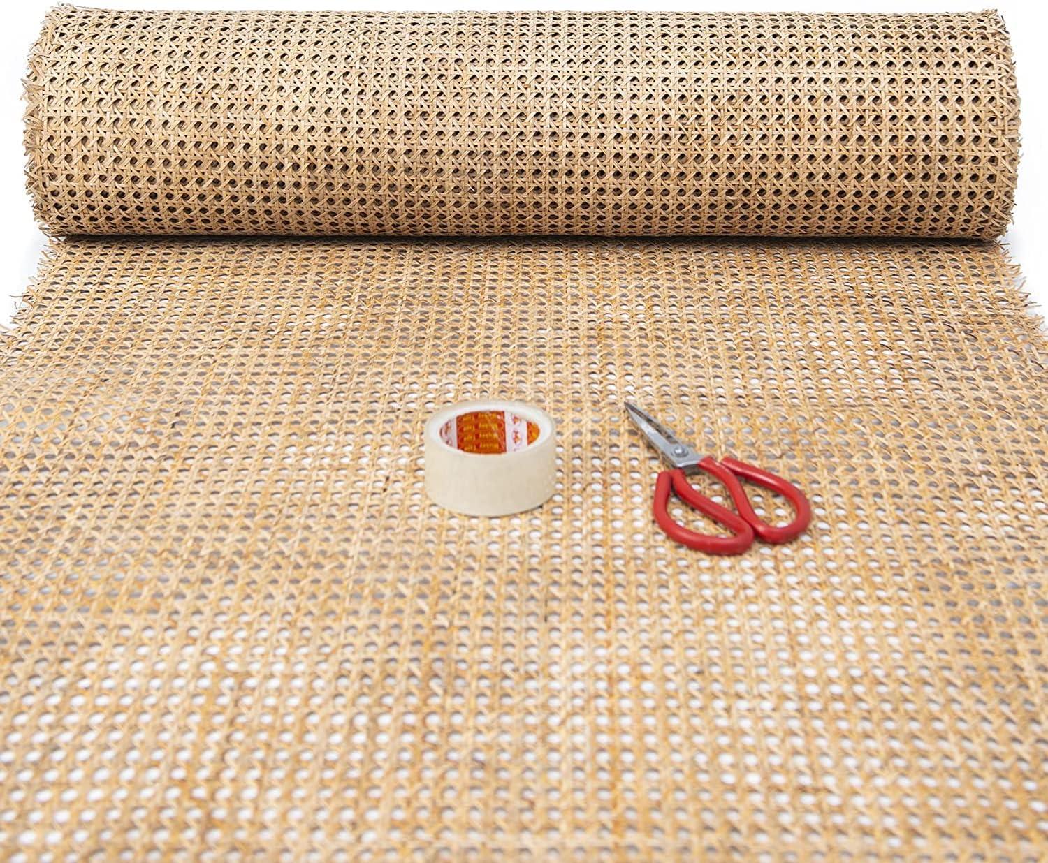 Rattan Cane Webbing Roll 2 Rolls ￼26 X 16 Inches And 28 X 16
