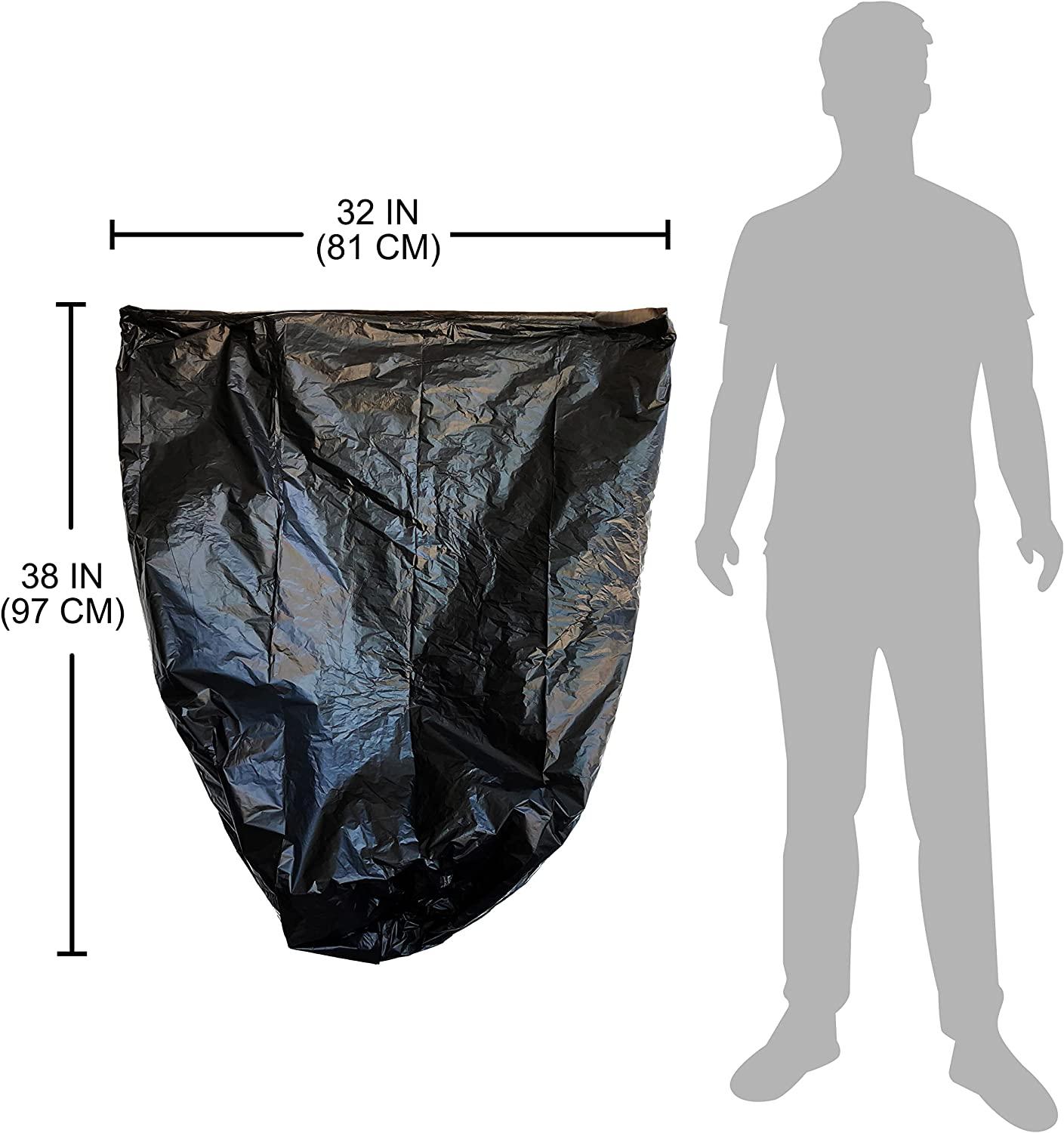 Reli. 30 Gallon Trash Bags Drawstring | 250 Count Bulk | Black | 30 Gallon  Garbage Bags Heavy Duty | Large