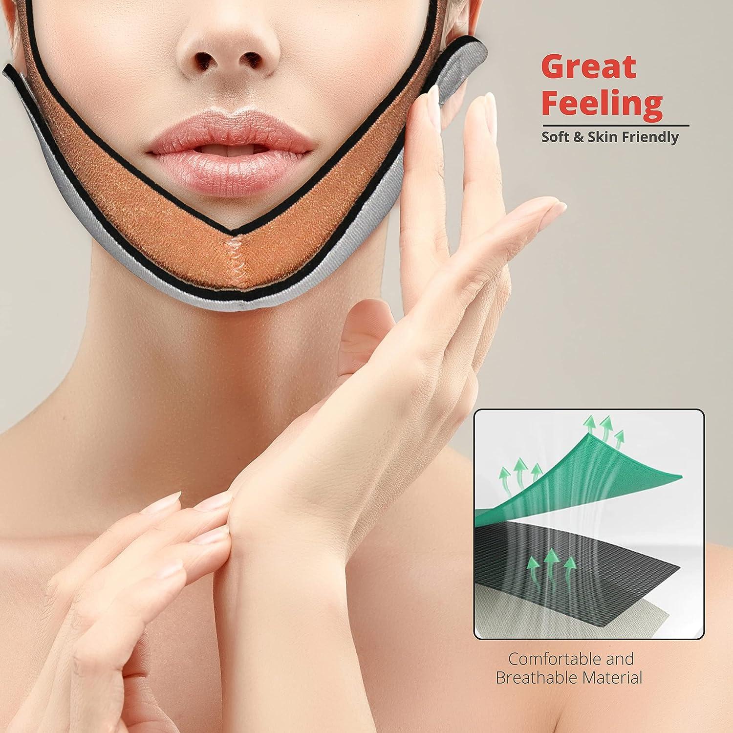 Double Chin Reducer,Face Slimming Strap,V line Lifting Mask