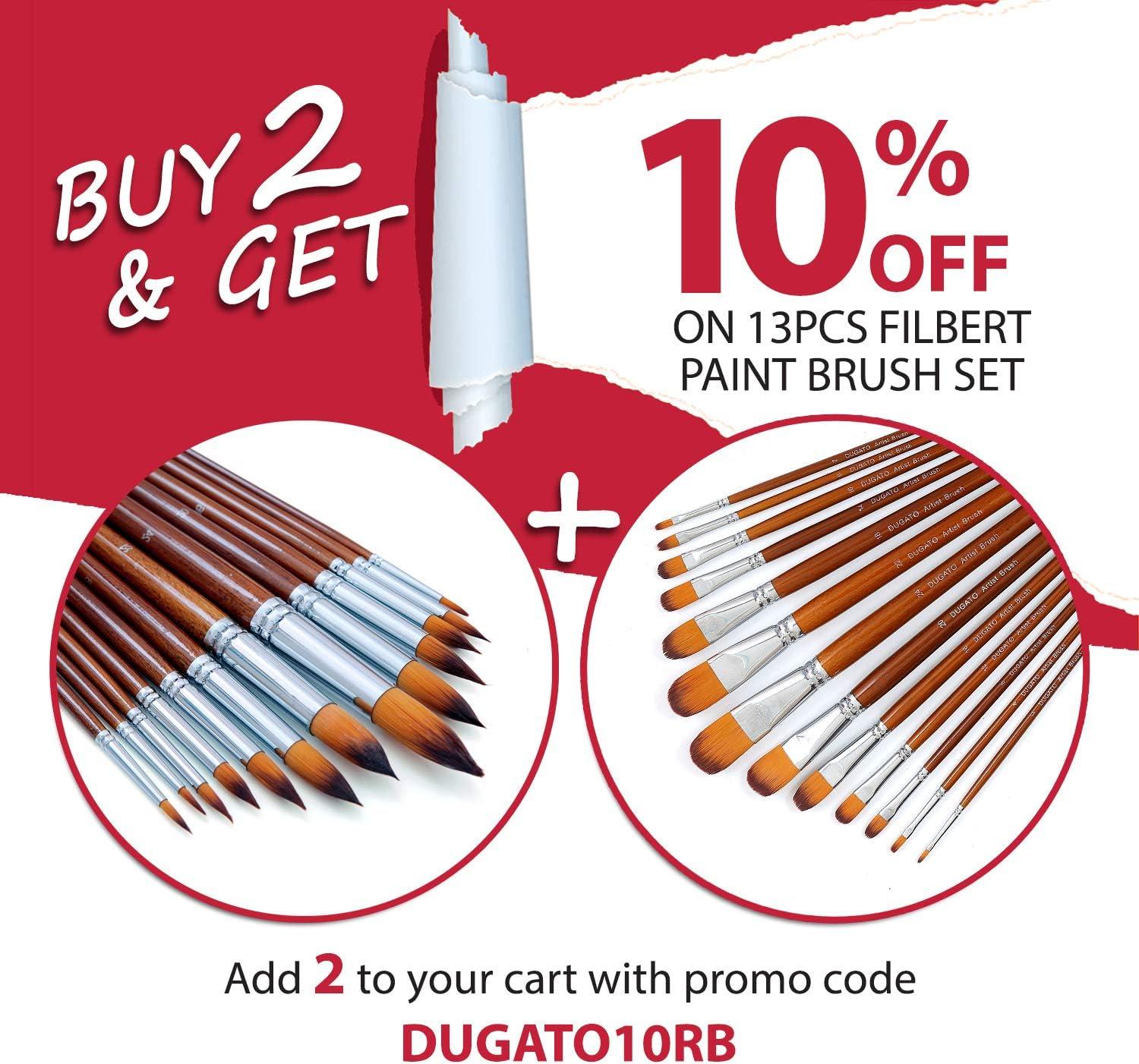 13pcs Multi-use Paintbrush Nylon Painting Brush Canvas Painting Brush  Student Paint Brushes Kit