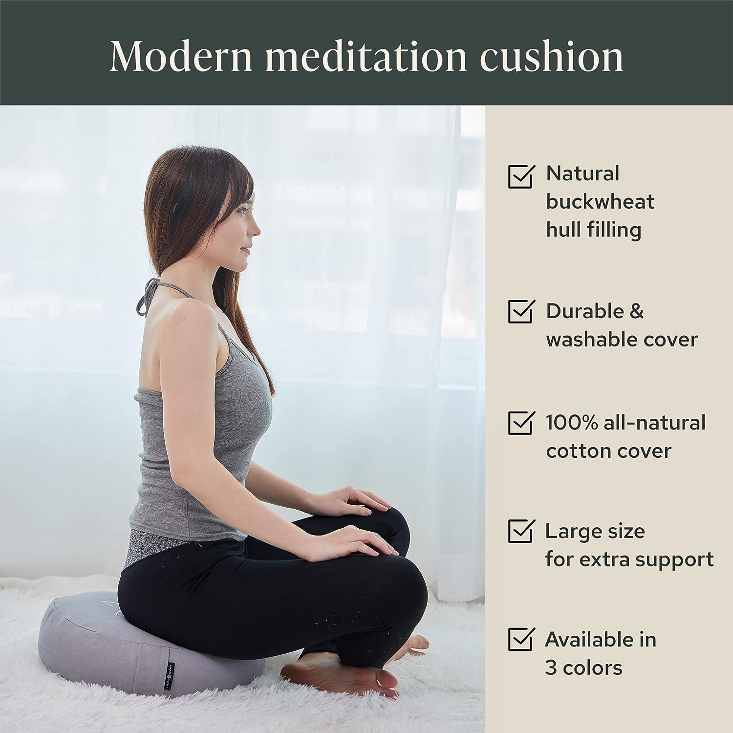 Meditation Cushion Buckwheat Mat, Yoga Meditation Cushion Zafu