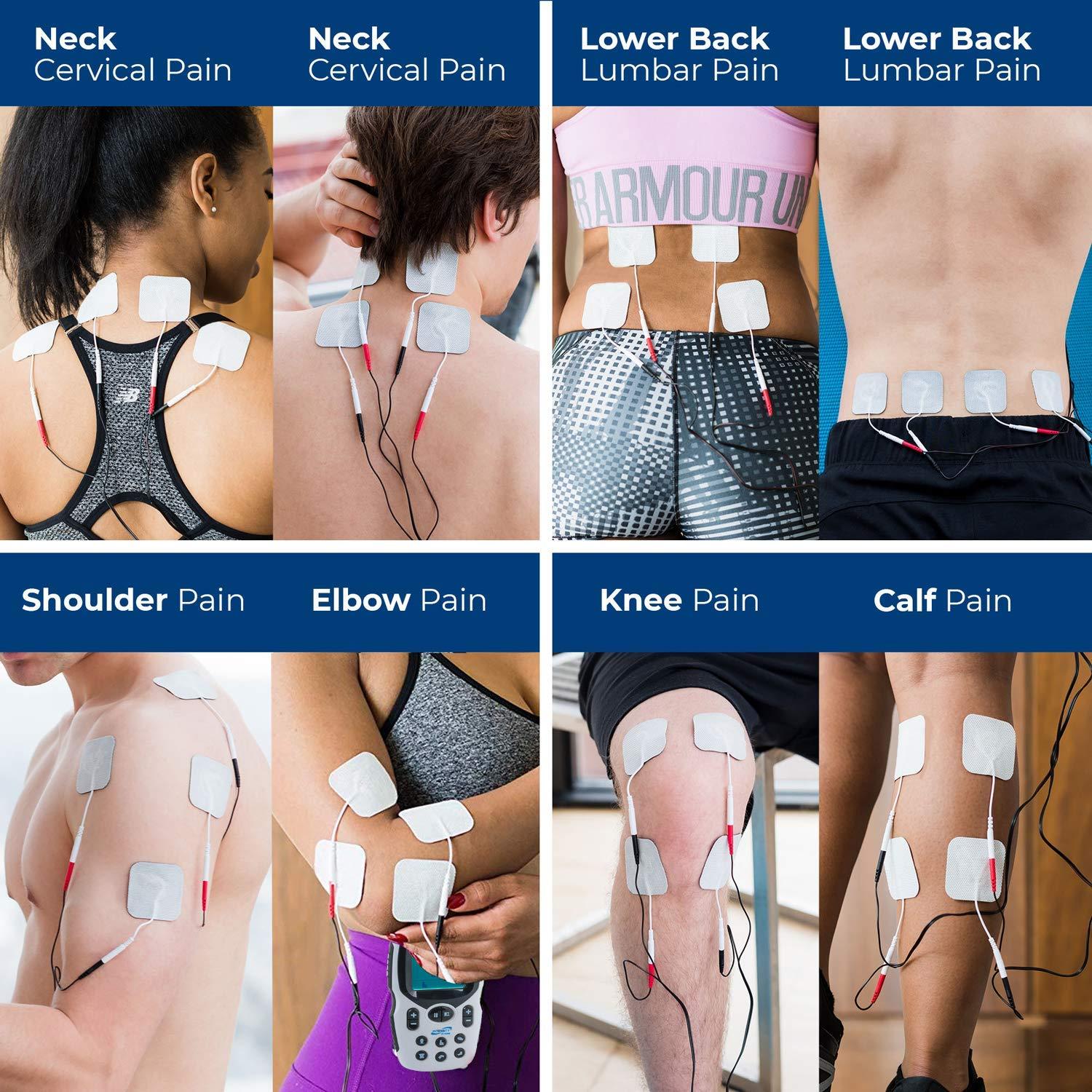 Digital TENS Unit with Accessories,Unit Muscle Stimulator for Back,Neck,  Sciatica, Nerve
