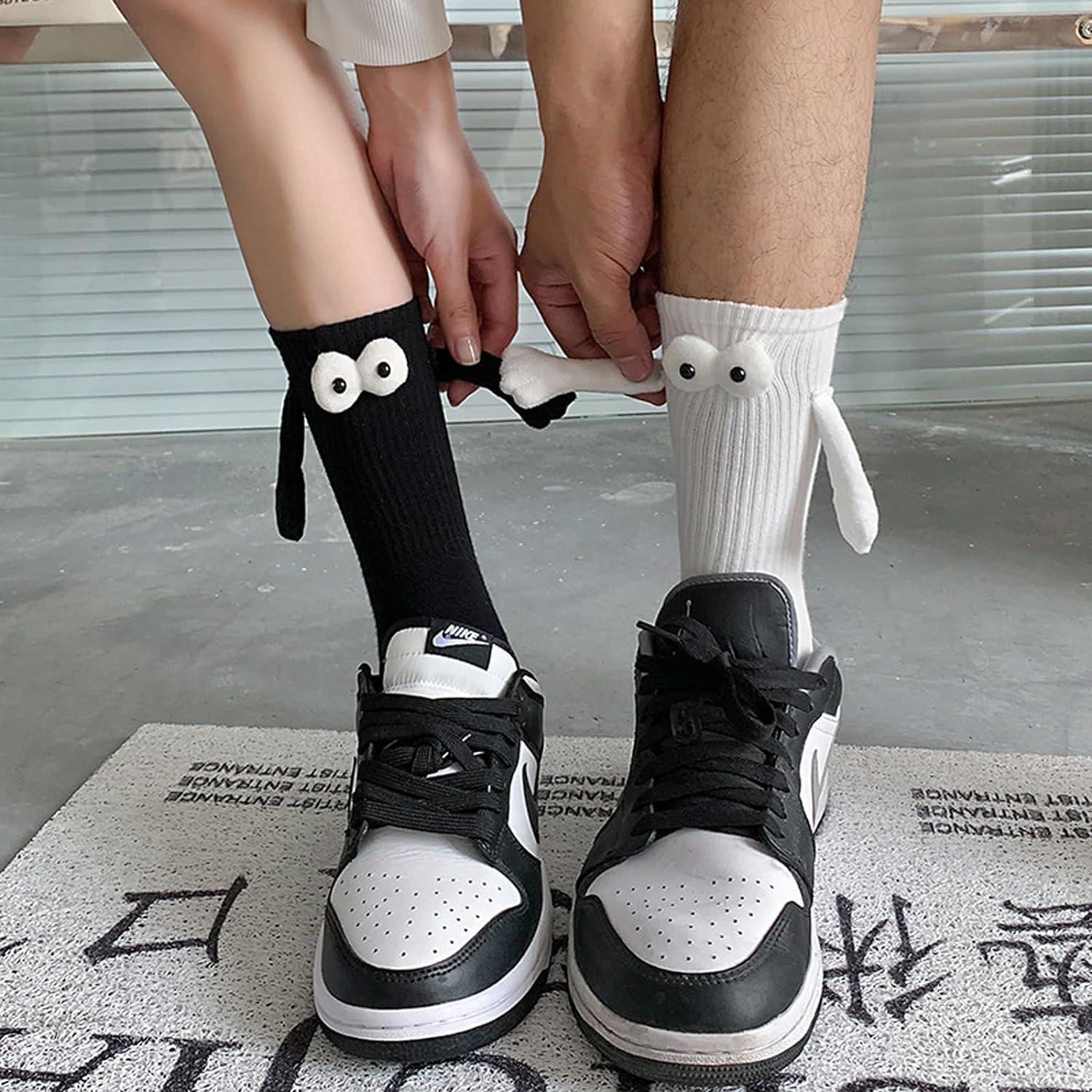 3D Hand In Hands Socks Kids Funny Novelty Cotton Socks Cute Cartoon Calf  Socks