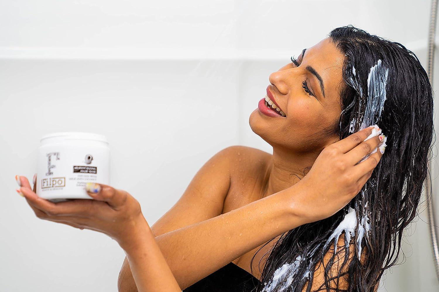 Coconut milk hair mask for dry and damaged hair