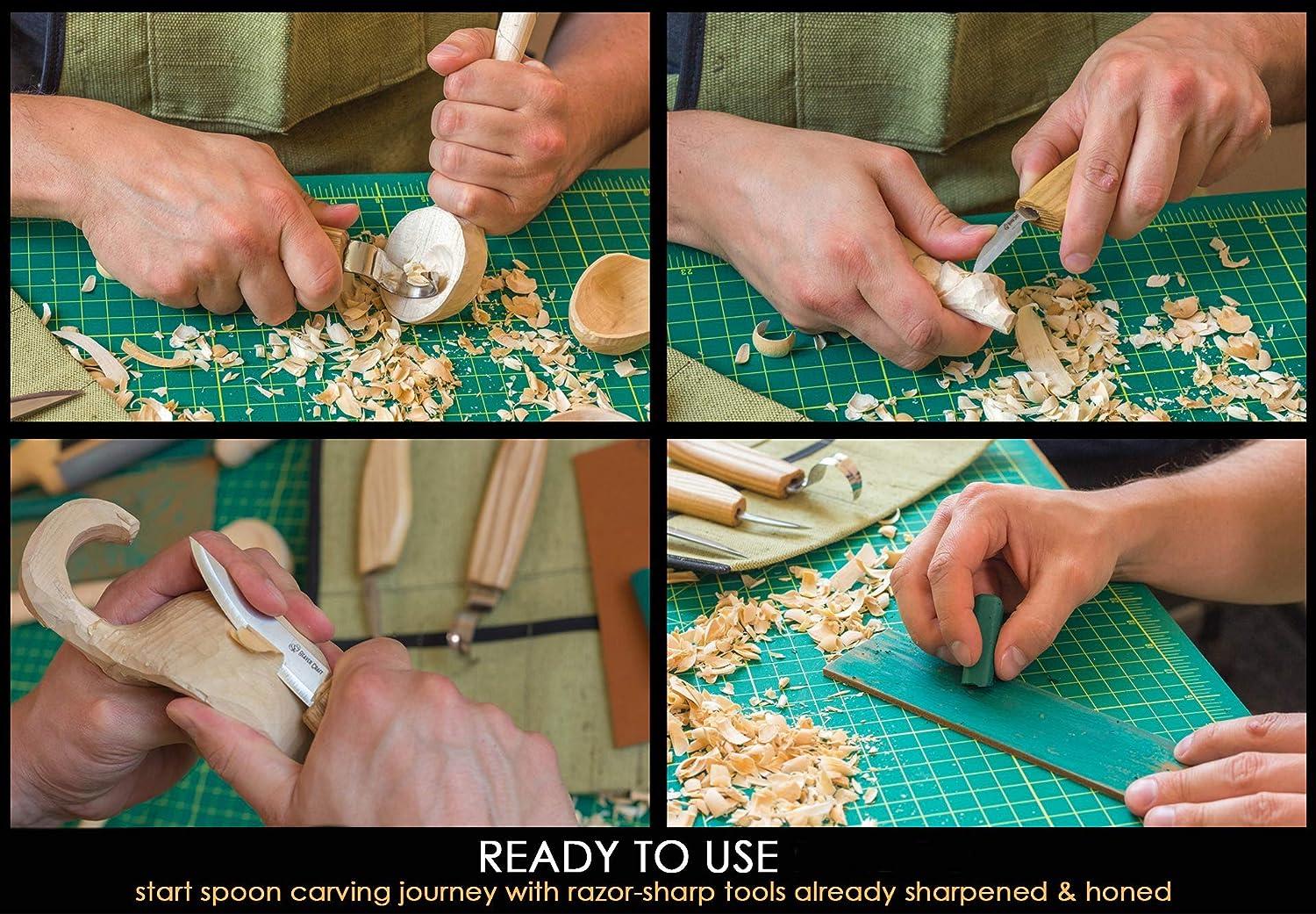 Spoon Carving Set with Gouge BeaverCraft S14