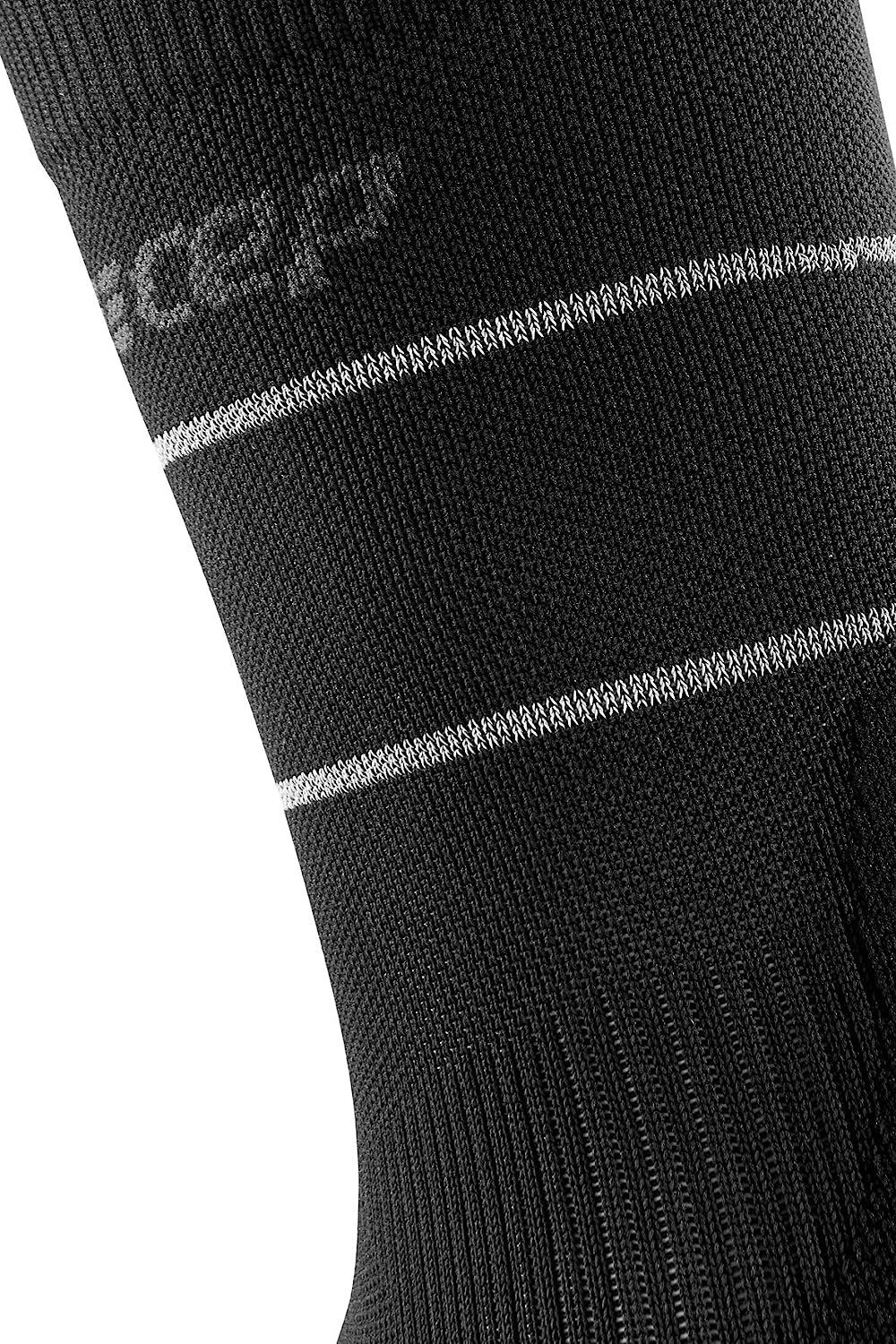 CEP Reflective Mid Cut Socks, Men Medium Black