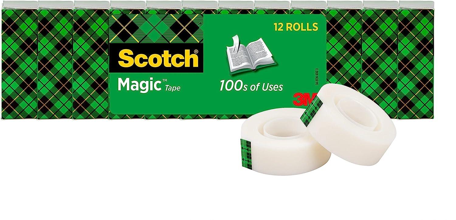 Scotch Permanent Double Sided Scrapbooking Photo Document Tape 12