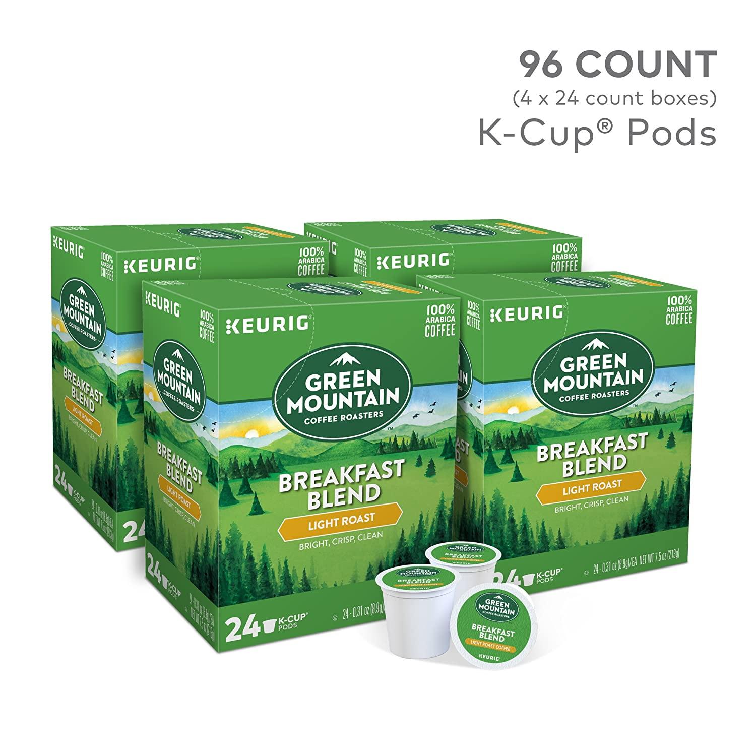 Green Mountain Coffee Roasters French Vanilla, Single-Serve Keurig K-Cup  Pods, Flavored Light Roast Coffee Pods, 96 Count French Vanilla :24 Count  (Pack of 4) 24 Count (Pack of 4)