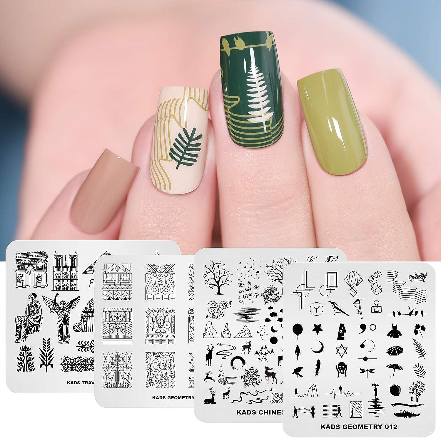 Stamping Plates Nail Art Designs (Serie OM-D) -NSI Australia