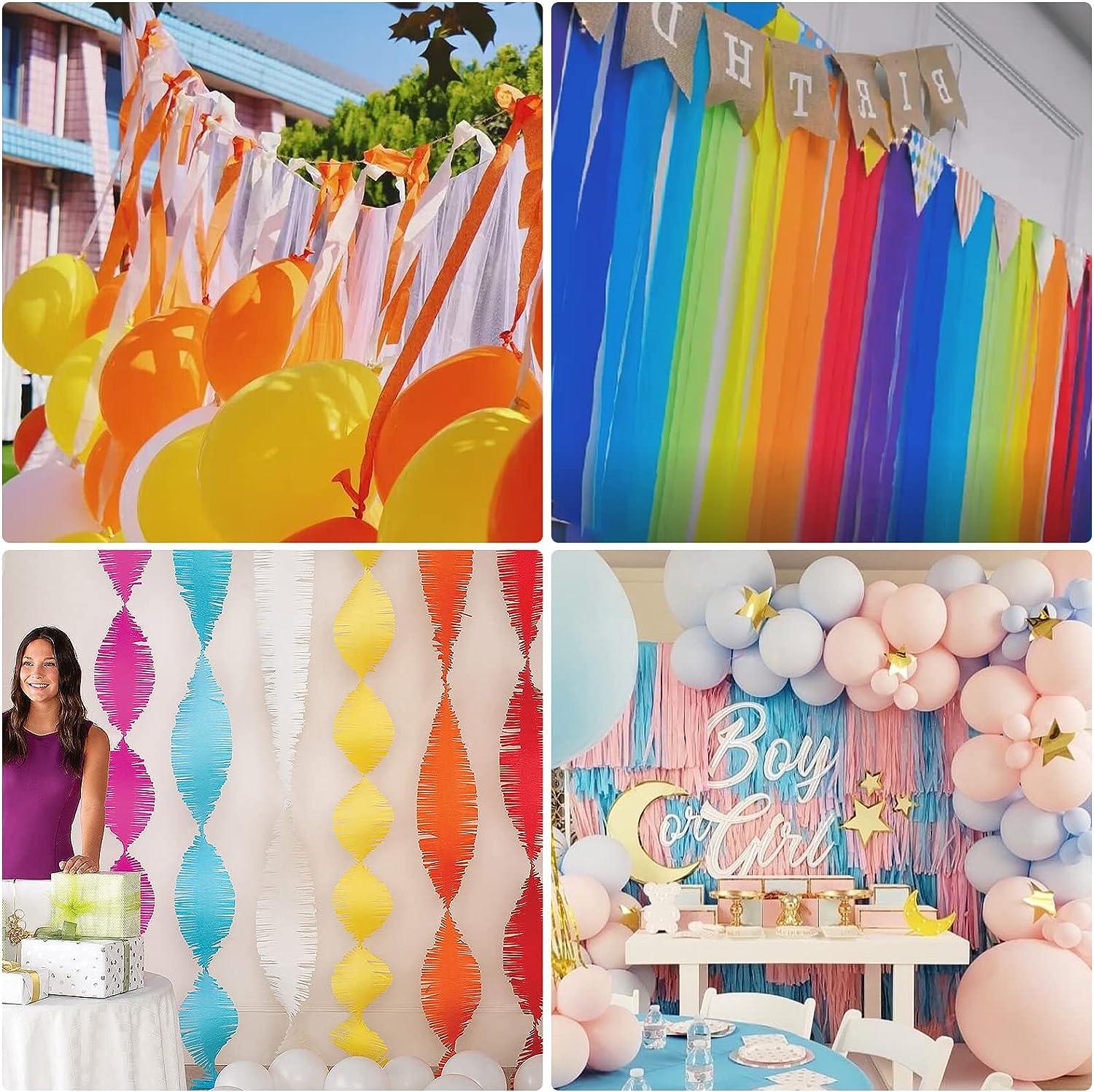 Crepe Paper Decorations Colored Rainbow Streamers Rolls Wonderful  Decoration for Birthday Wedding Party Baby Shower Supllies
