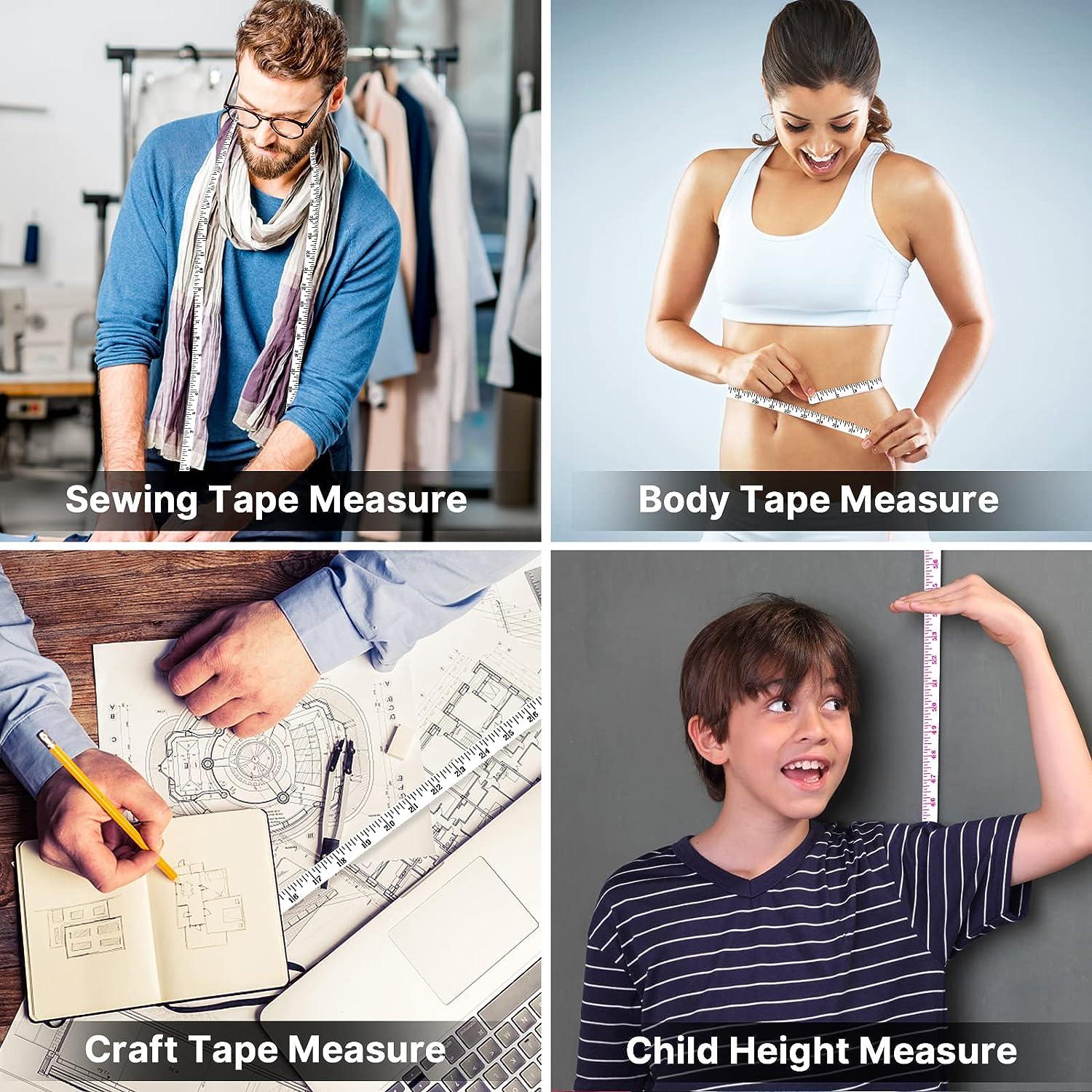 TEHAUX 2pcs Children's Head Measurement Tape Measure for Body Measuring  Tape for Cloth Tape Measure Waist Size Measure Tape for Body Measurement