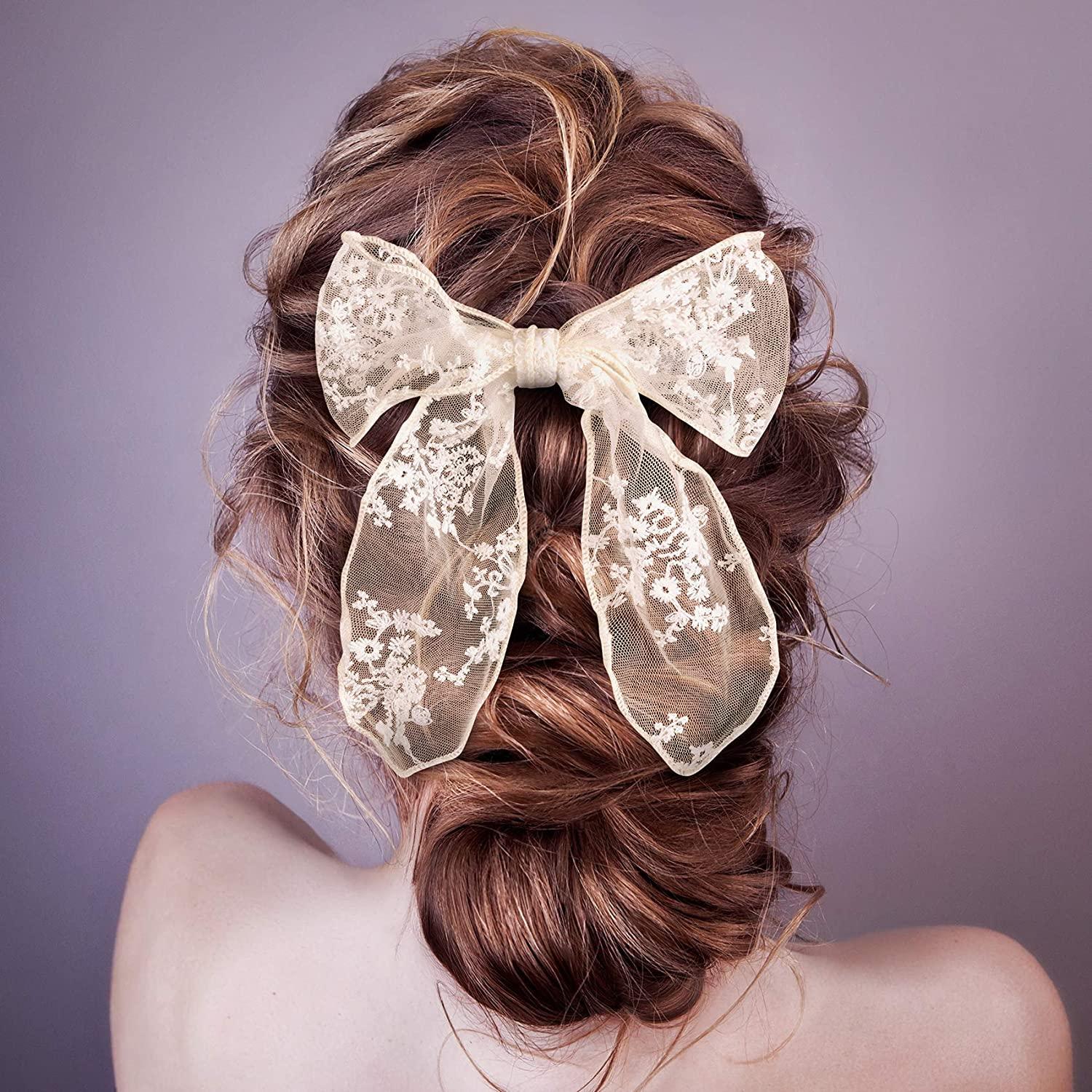 Colored Flower Bow Hair Chain – CHL-STORE