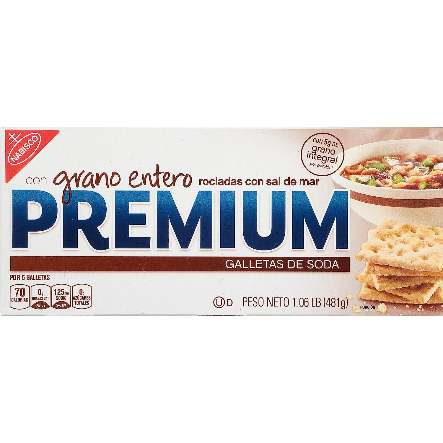 Premium Whole Grain Saltine Crackers, 1.06 lb