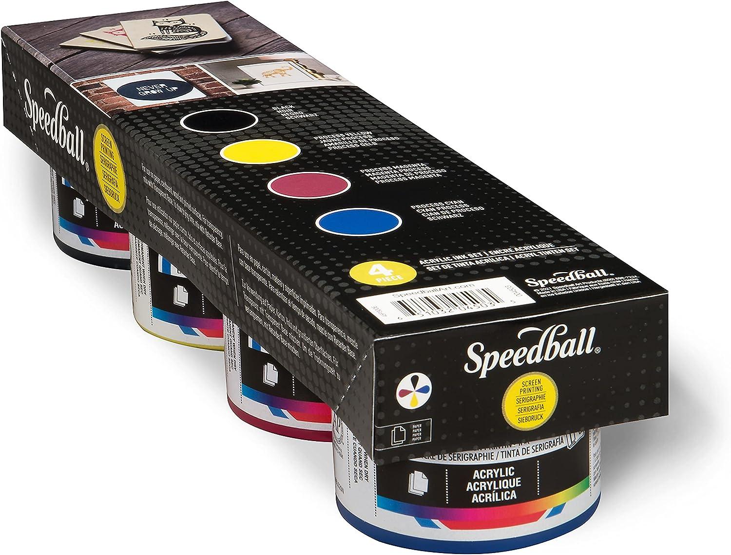 Speedball Fabric Screen Printing Ink - Process Magenta, 8 oz