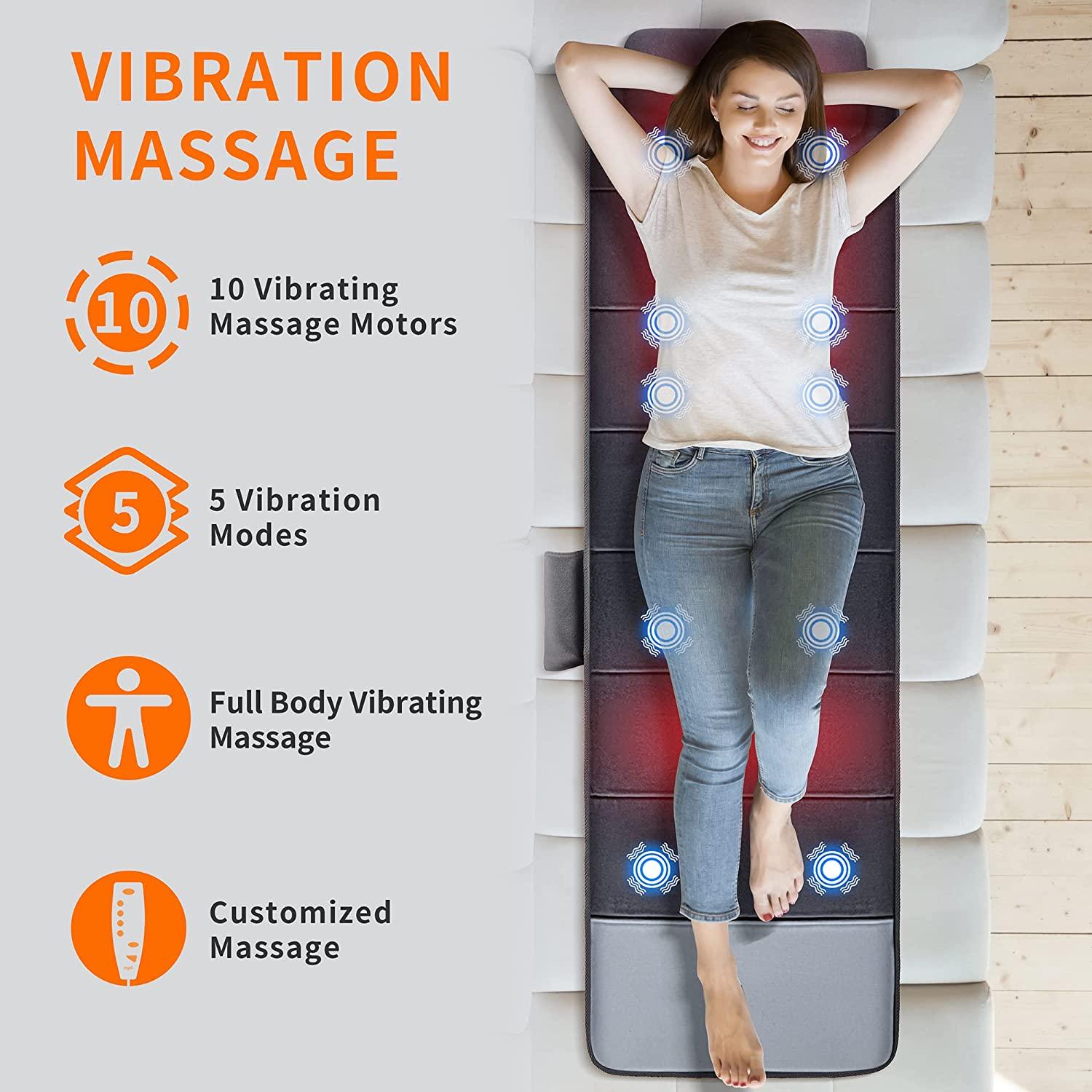 Relax Body Back Massager Vibration Massage Ultra-thin Pad, Used