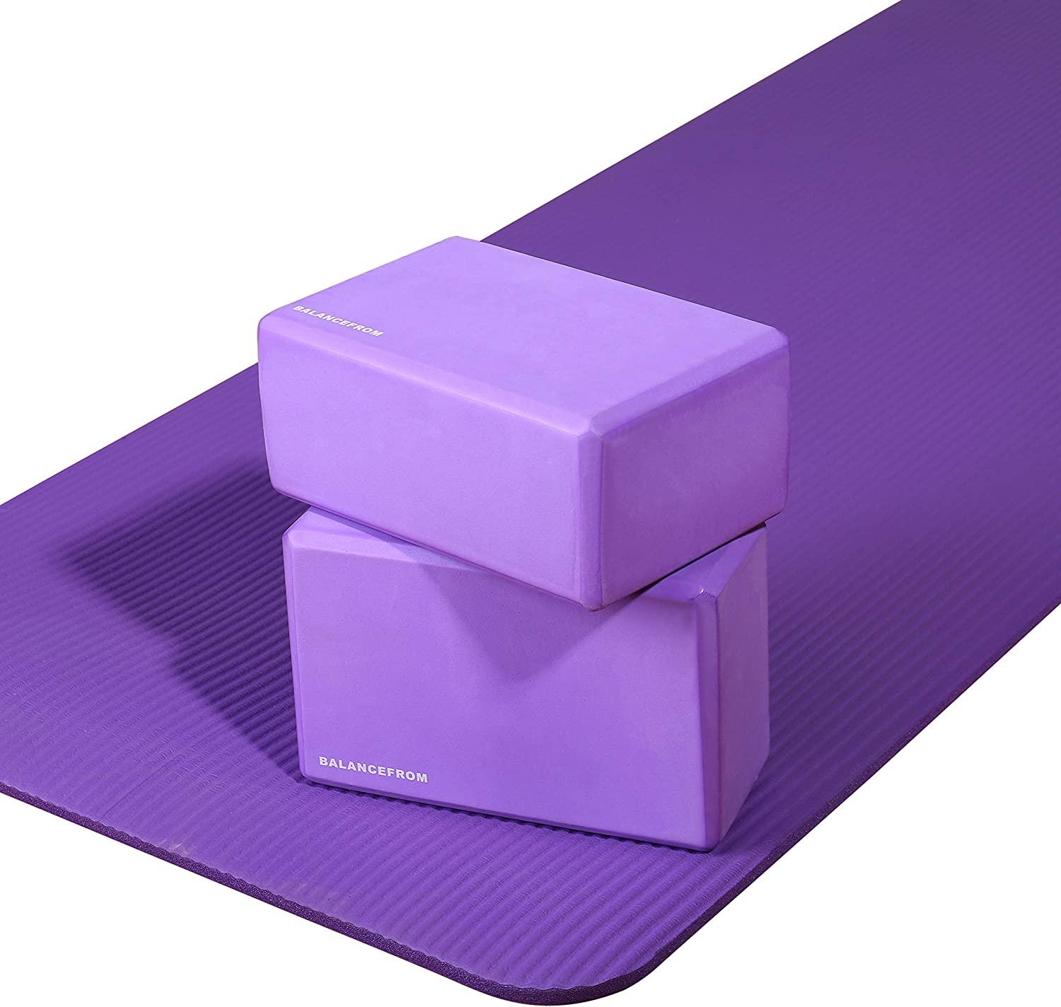 1/2-Inch Extra Thick High Density Anti-Tear Exercise Yoga Mat w