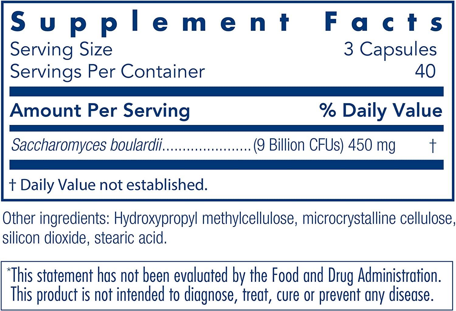 Saccharomyces Boulardii (40 capsules)