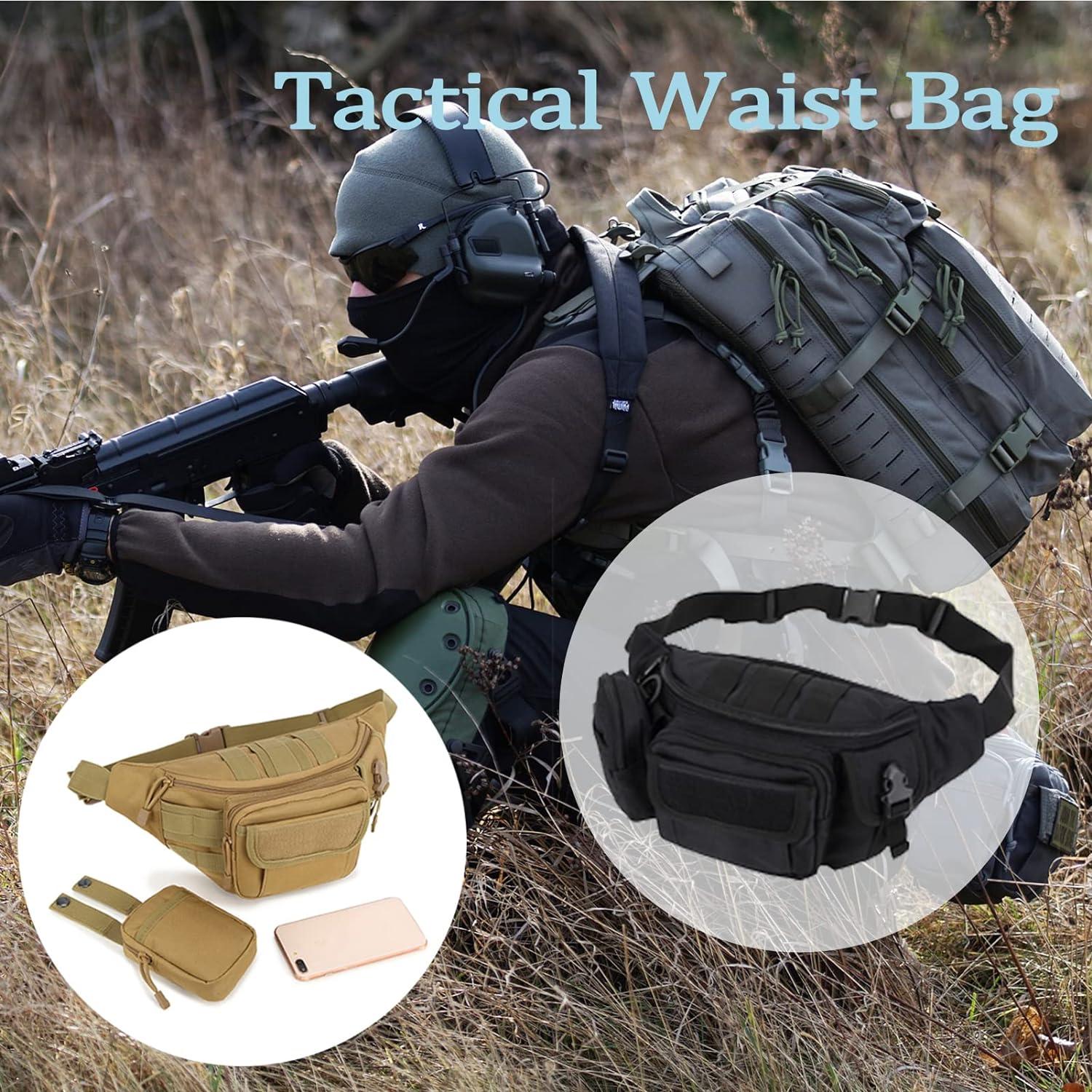 Tactical Fanny Packs Military Waist Bag Utility Hip Belt Bags for
