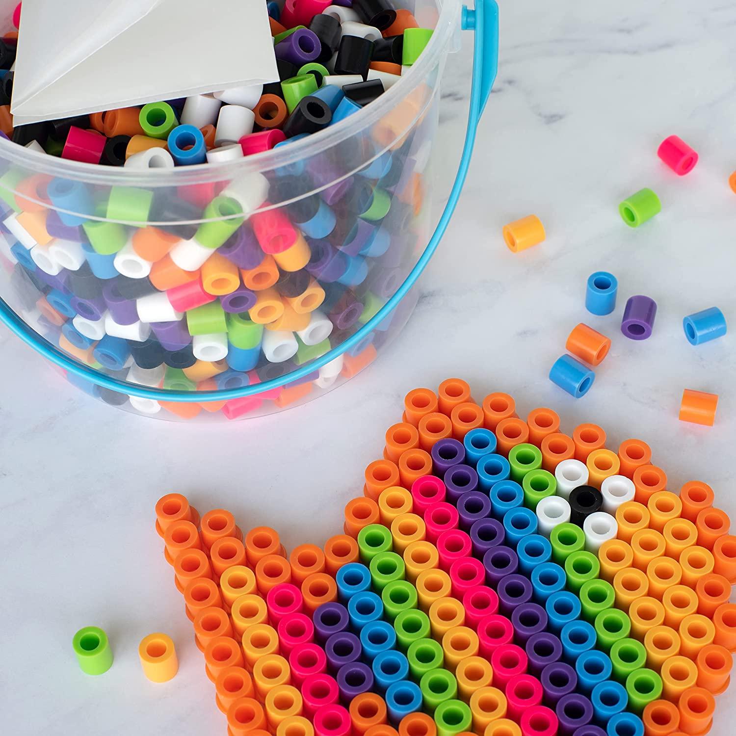 Kids Crafts ASSORTED FOAM BEADS over 150 pcs (2 bags of 75 each)