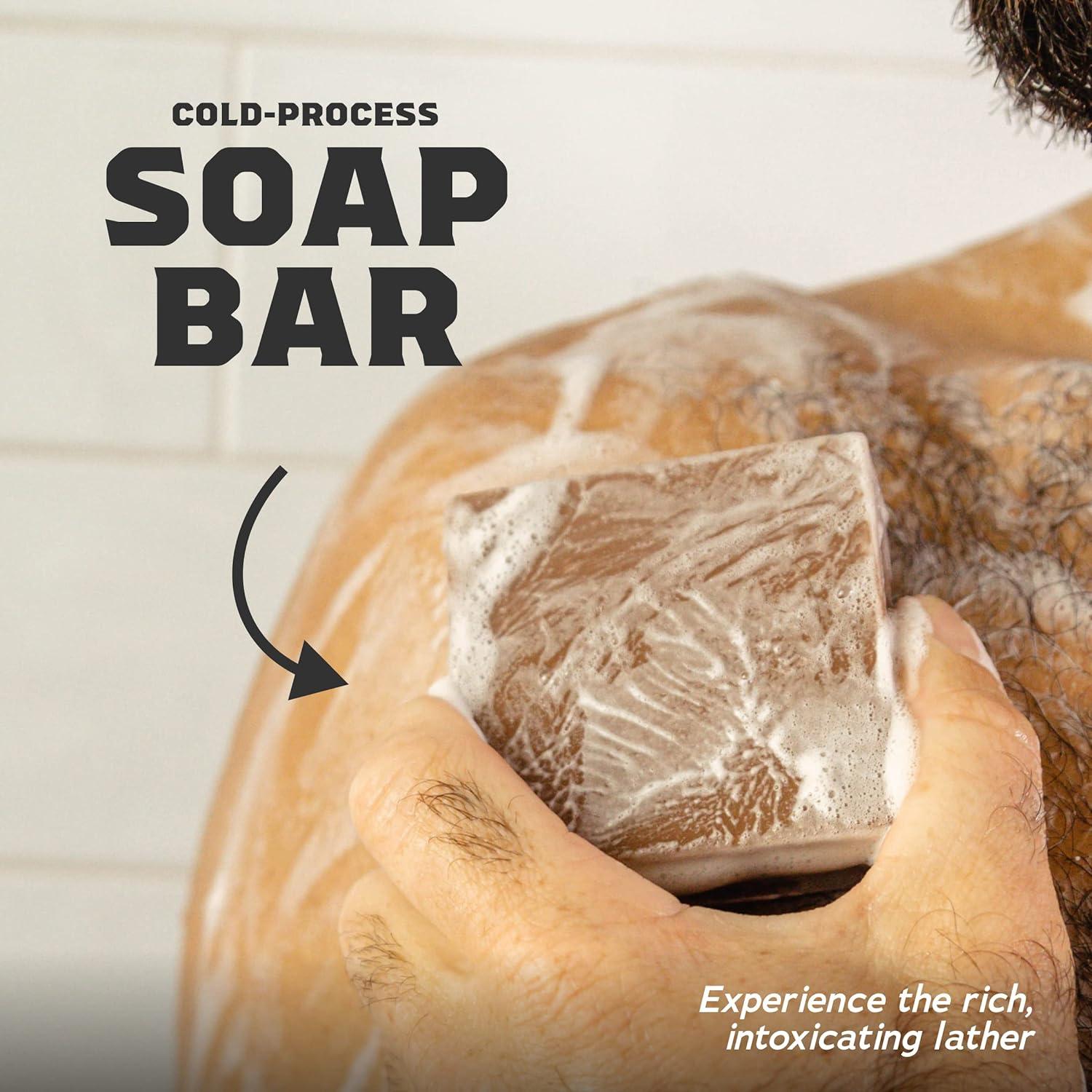 Dr. Jekyll Soap Co. Dr. Jekyll Bar Soap for Men, 5 Pack - Quality Men's Bar Soap, Masculine Scent, No Harmful Chemicals - Aloe Vera and Jojoba Oil 