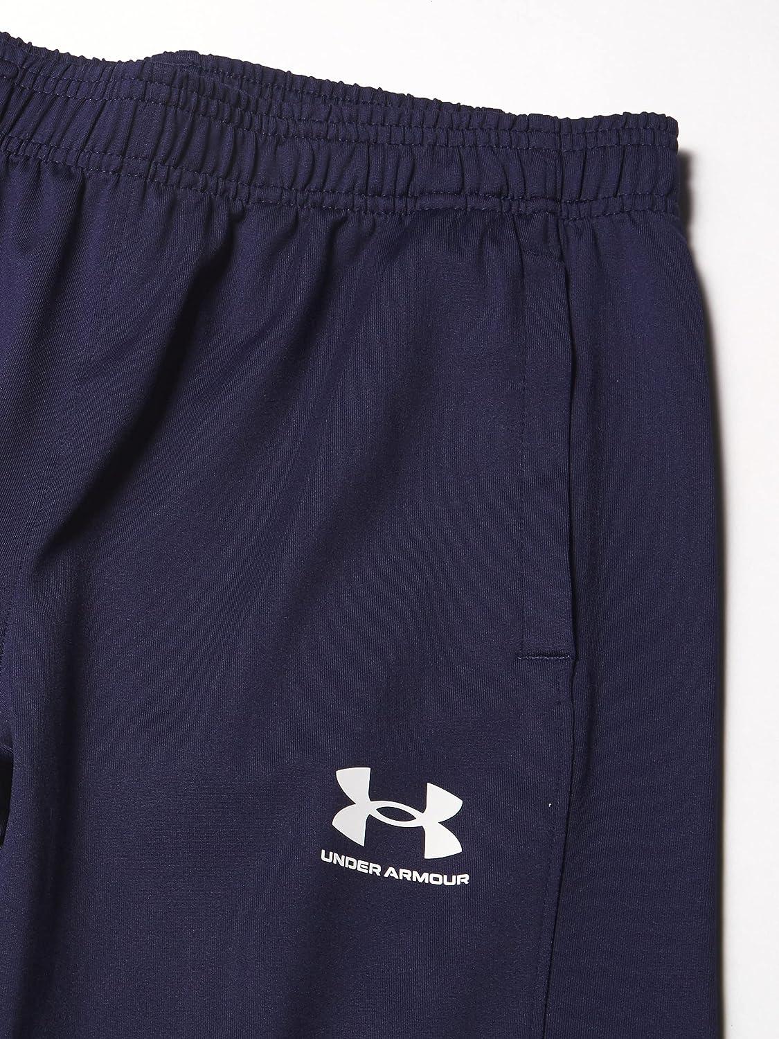 Under Armour Boys' Challenger Training Pants Midnight Navy (410)/White Large