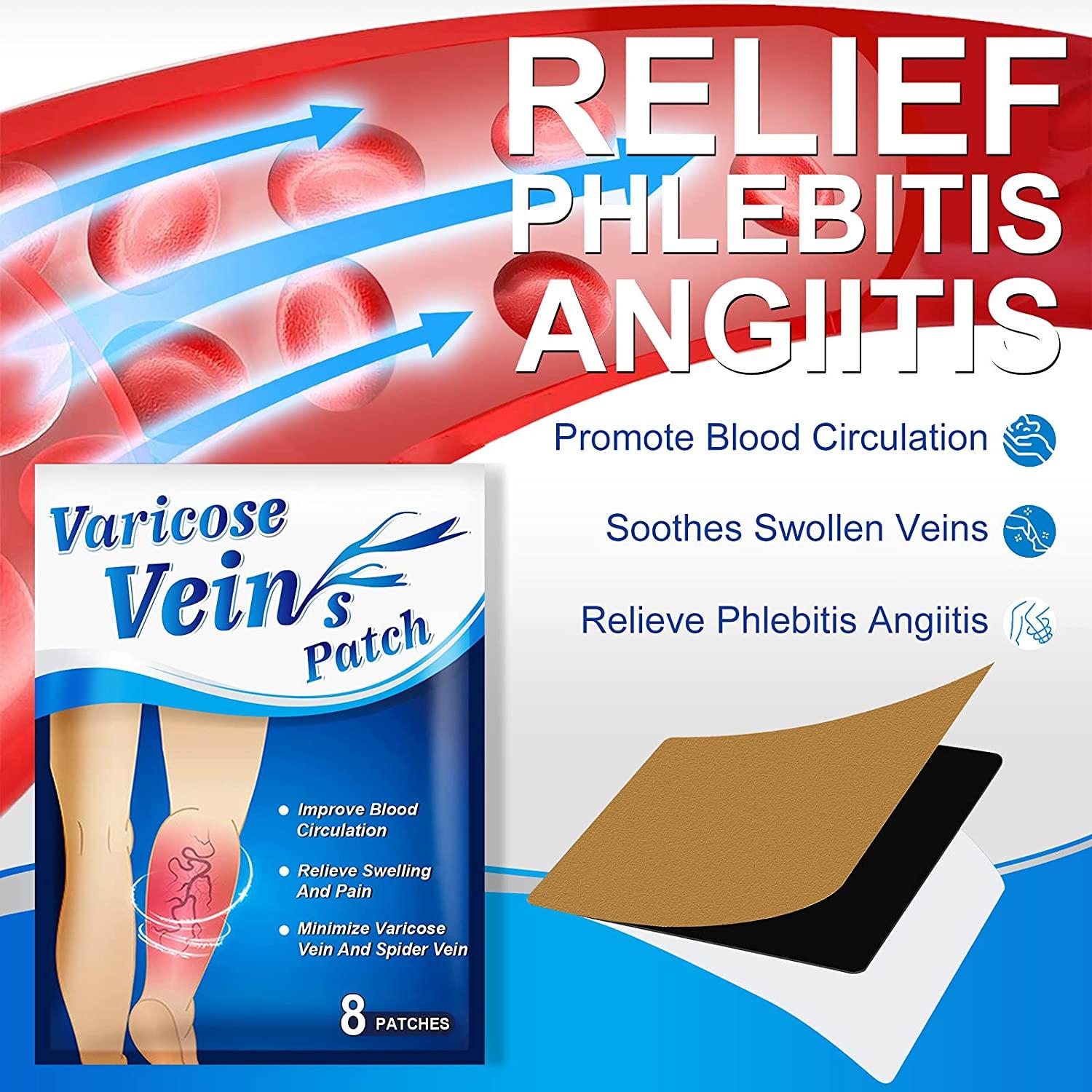 Qian 1pair Varicose Veins Socks Treat Phlebitis Vasculitis