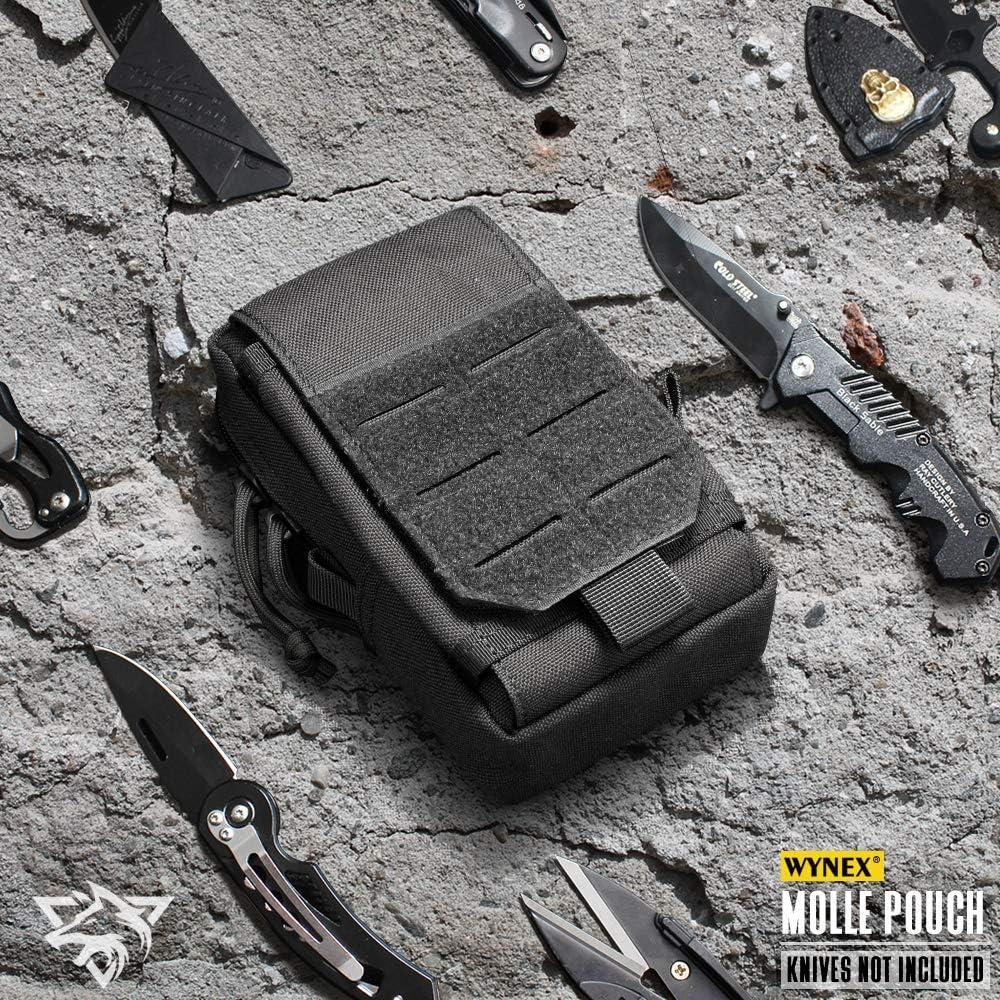  WYNEX 2 Pack Molle Pouches, Tactical EDC Utility Pouch Compact  Water-Resistant, Organize Small Gear Gadget for Military Backpack : Sports  & Outdoors