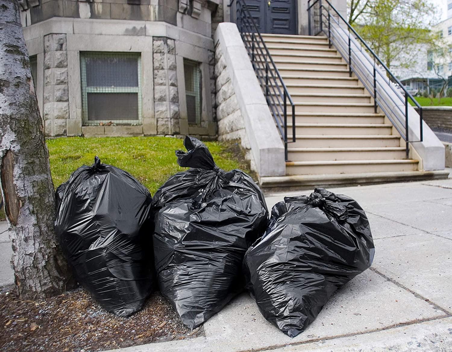  Black Trash Bag,Gereen 8 Gallon Tall Kitchen Trash bag