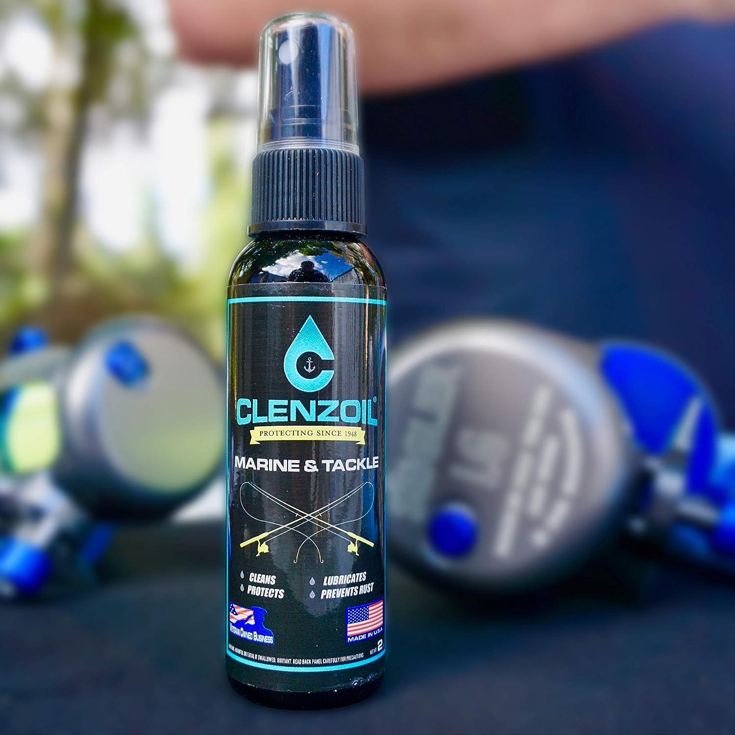  Clenzoil Marine & Tackle Rust Prevention Spray Lubricant &  Corrosion Inhibitor, One-Step Cleaner, Lubricant, Protectant