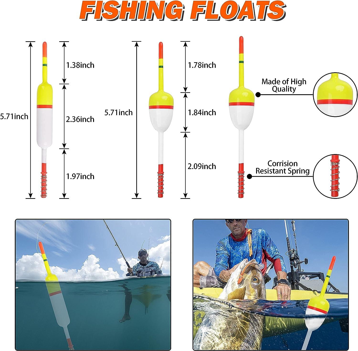 YLLSF 5 Pack Luminous Barbed Fishing Hook Line Rigs Saltwater Spring Feeder  Fishhook 