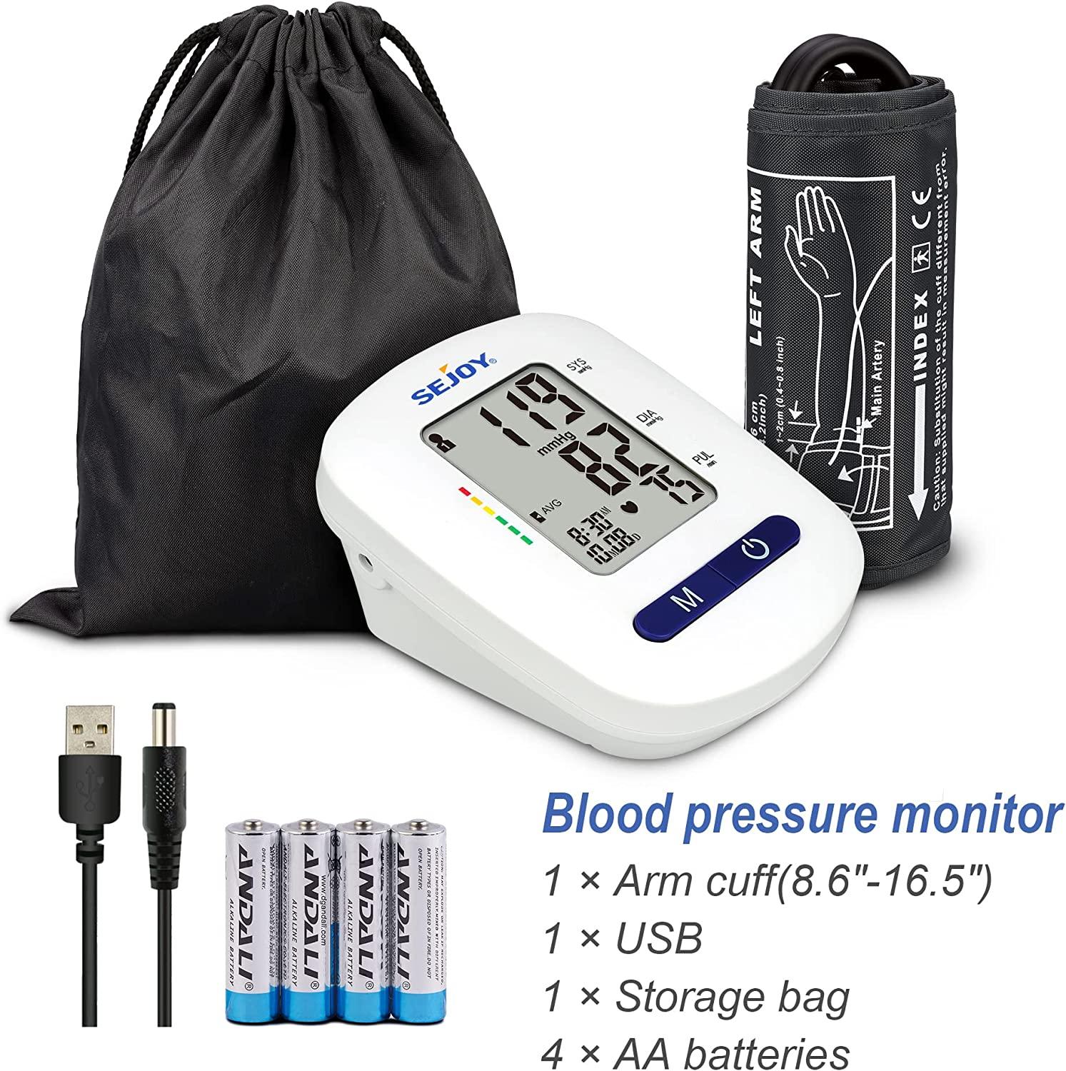 upper arm blood pressure monitor usb