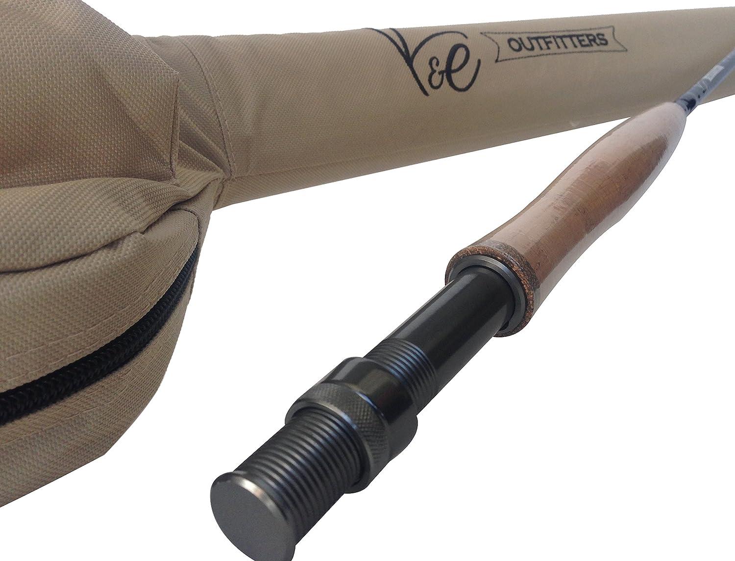 K&E Outfitters Drift Series 5wt Fly Fishing Rod and Reel Complete
