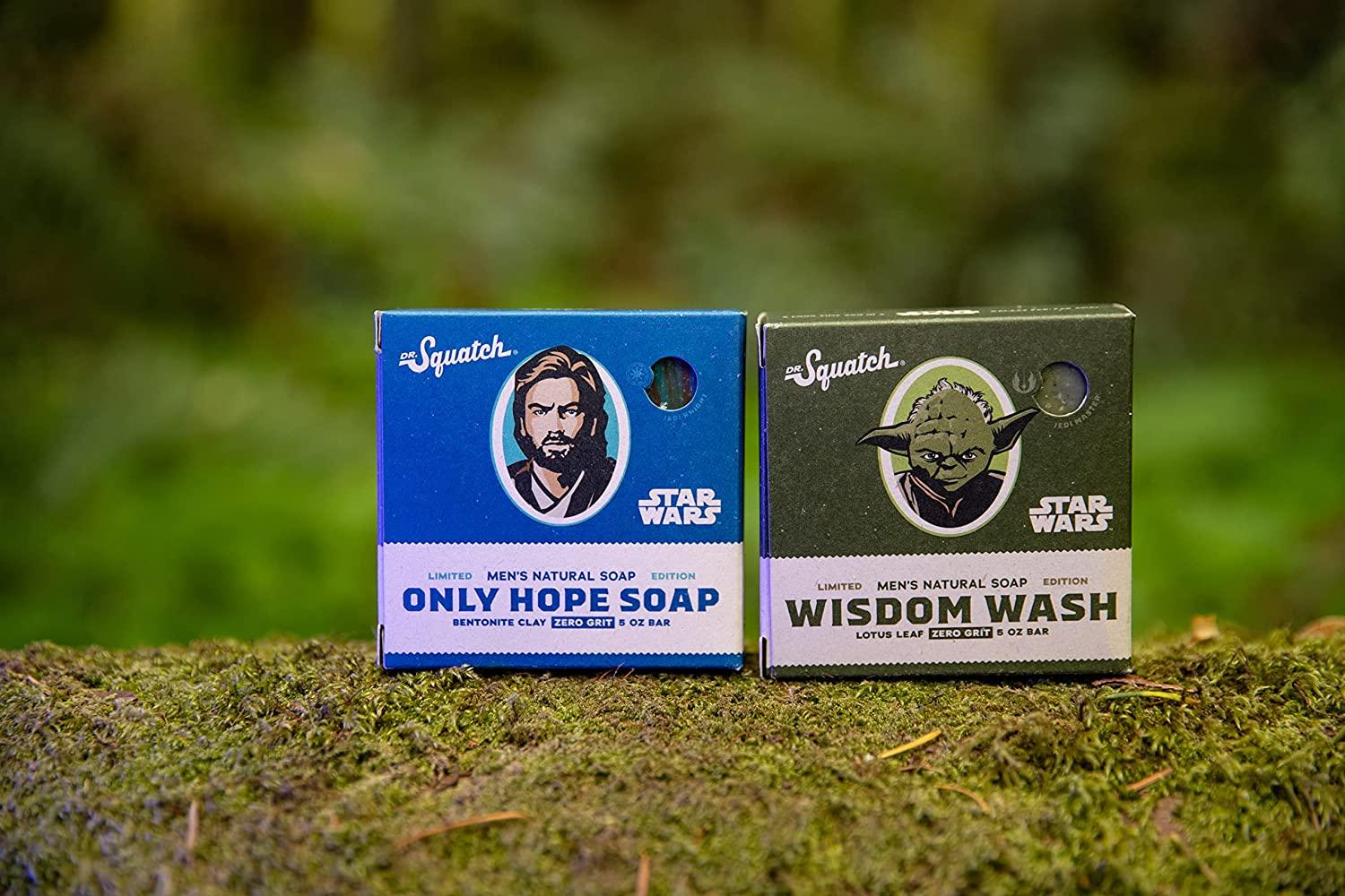 The Dr. Squatch Soap Star Wars Soap Collection with Collector's Box - Men's  Natural Bar Soap - 4 Bar Soap Bundle and Collector's Box - Dr. Squatch Star  Wars Soap for Men