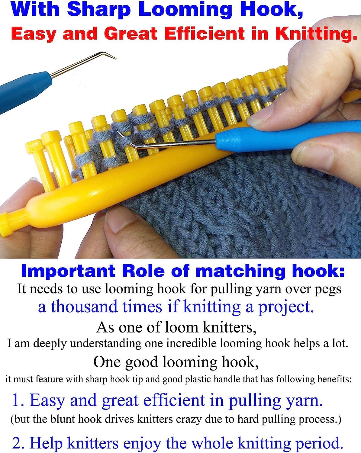 Knitting Loom Hook Tool Loom Knitting Hook Loom Knit Hook Set Looming Hooks  Crochet Hooks Knitting