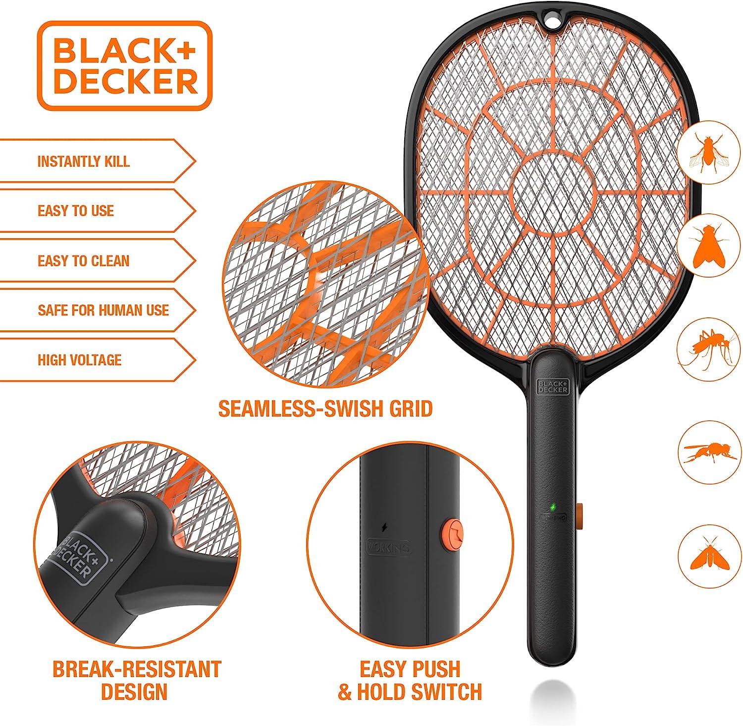 BLACK+DECKER Bug Zapper Indoor: Powerful Outdoor Mosquito Killer and Fly  Zapper