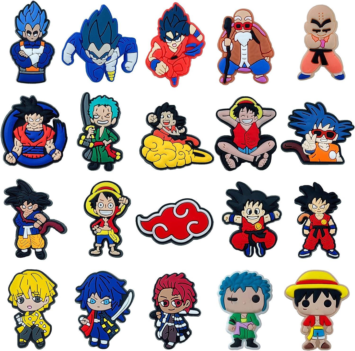 hitioCC 50 Pcs Cute Cartoon Anime Shoe Charms for Boys Girls, Cool Shoe  Charms for Kids Men, Crock Charms for Bracelets Sandals Decoration  Accessorie. 50 Cute Anime