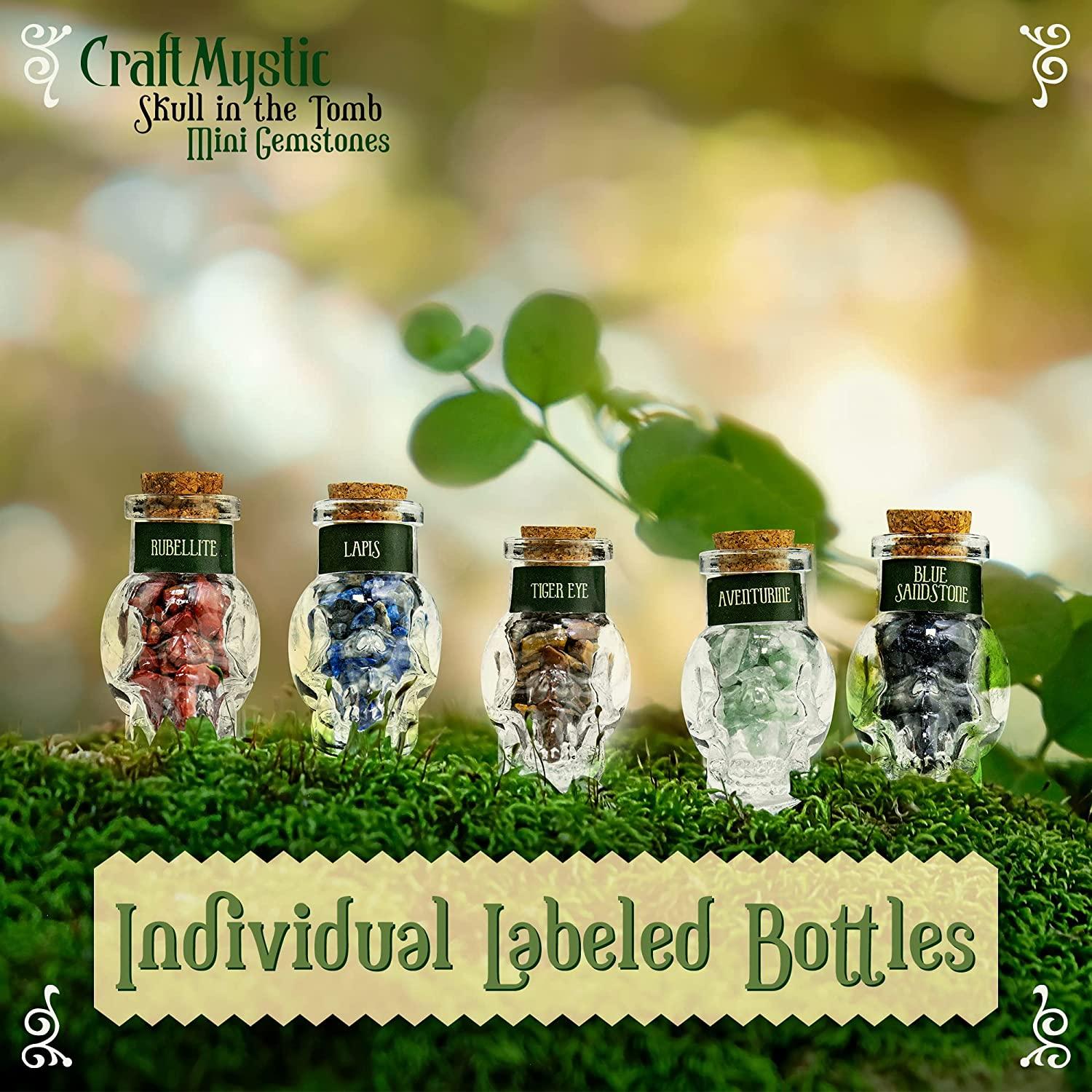 Potion Small Glass Bottles with Cork – CraftMystic