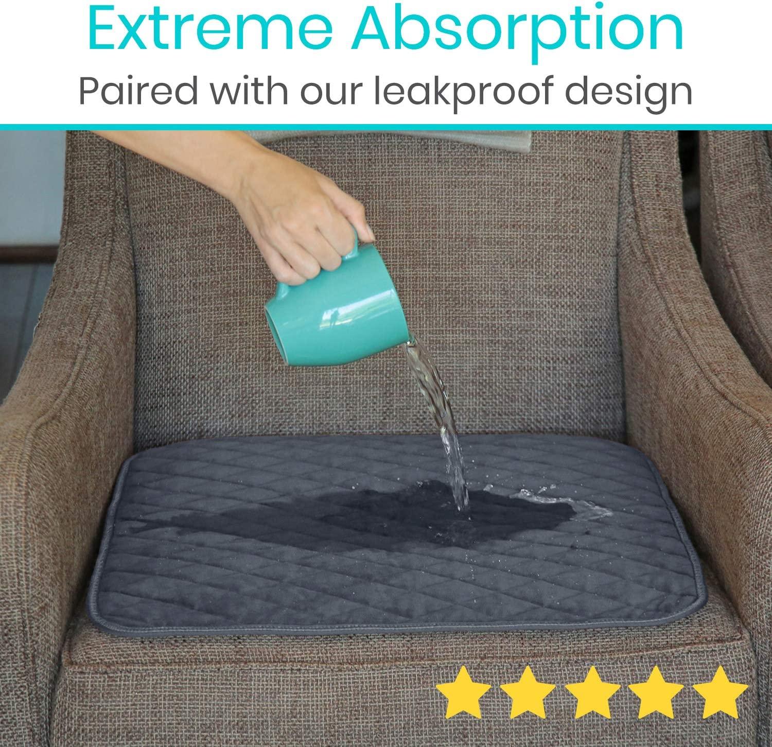 Waterproof Seat Protector (17.7 x 17.7)” - Blue Absorbent Seat