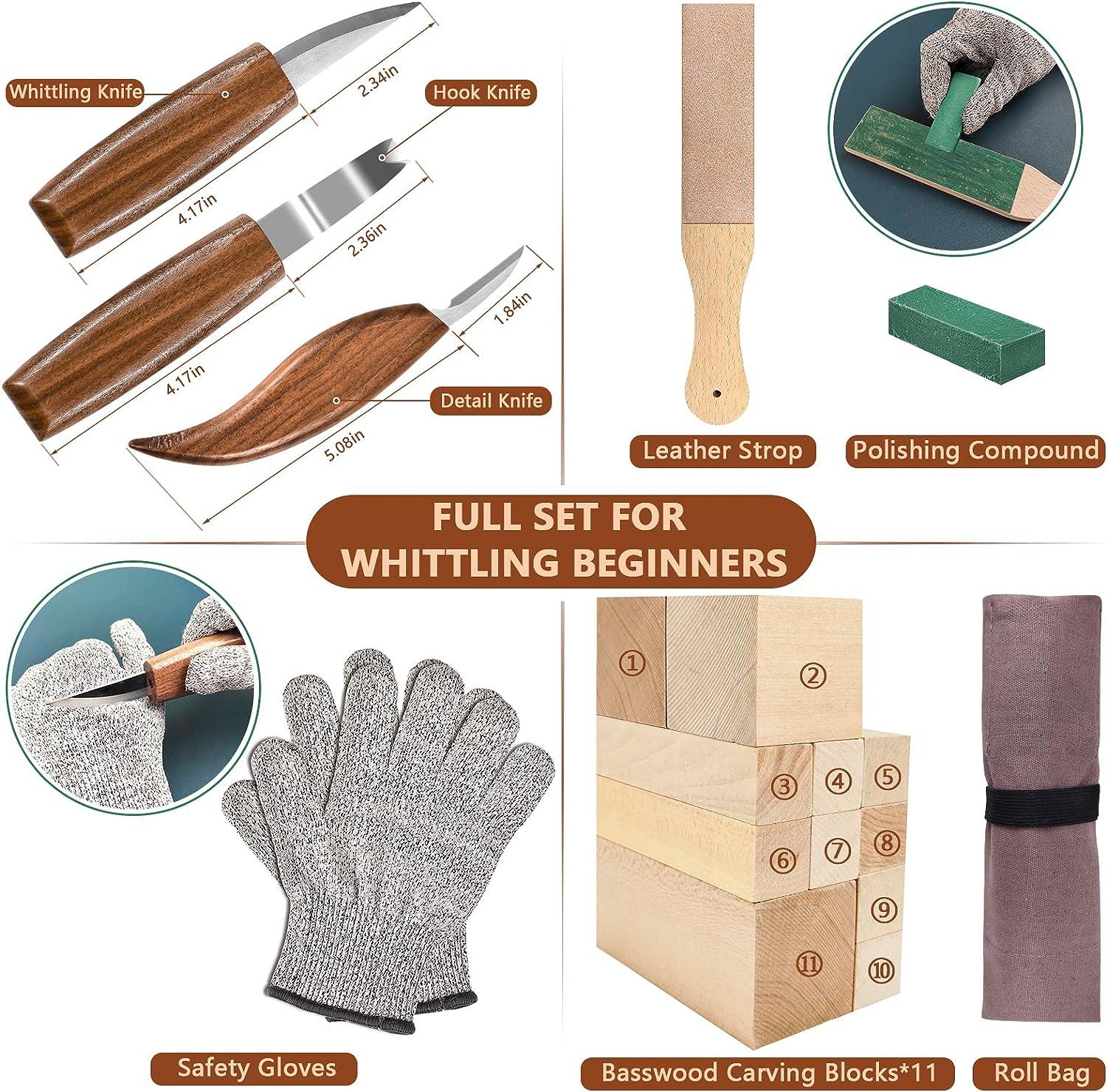 Wood Carving Kit Wood Carving Tool Polishing Compound Whittling